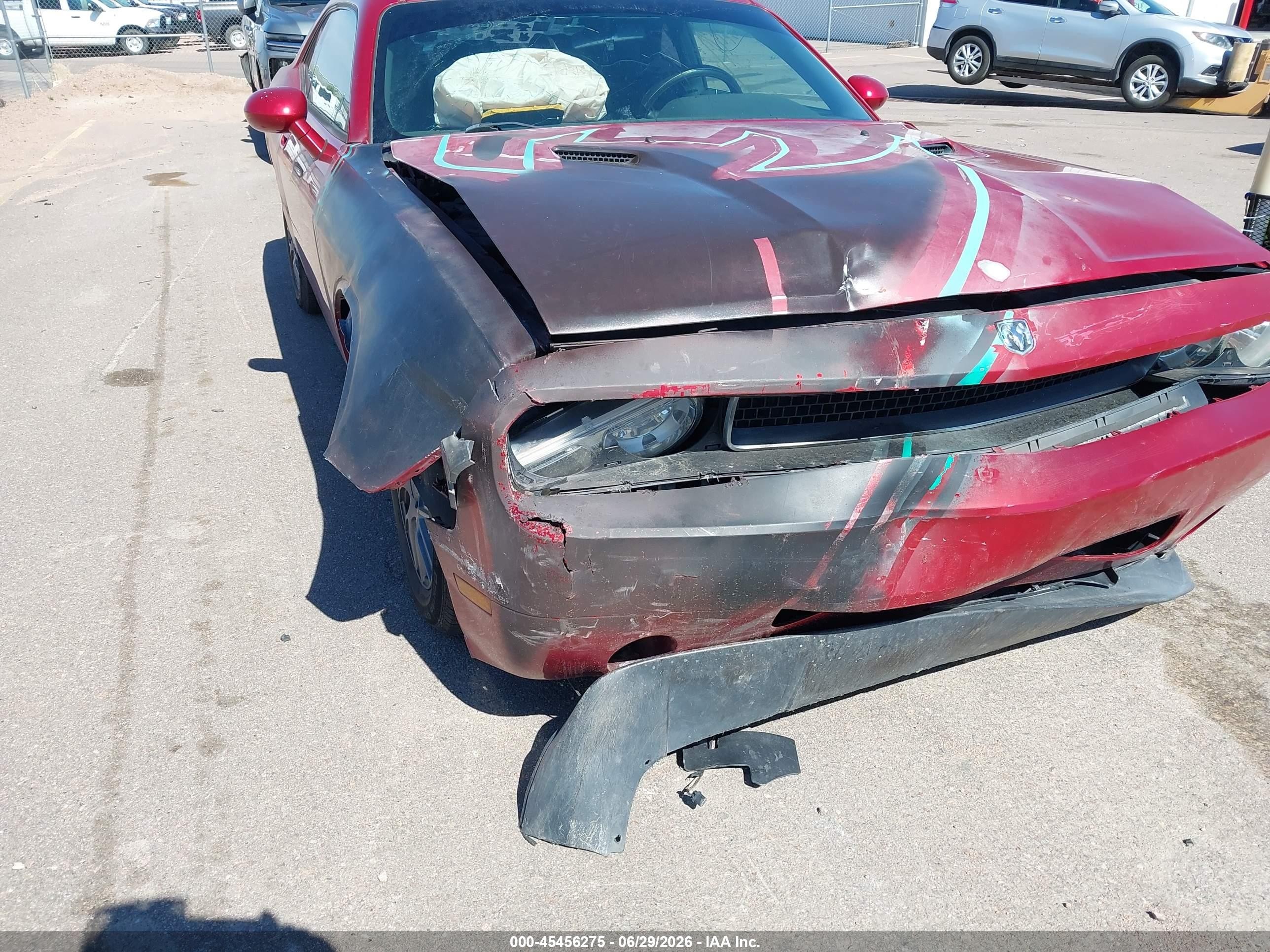 2009 Dodge Challenger Se Темно-бордовый vin: 2B3LJ44V69H515831