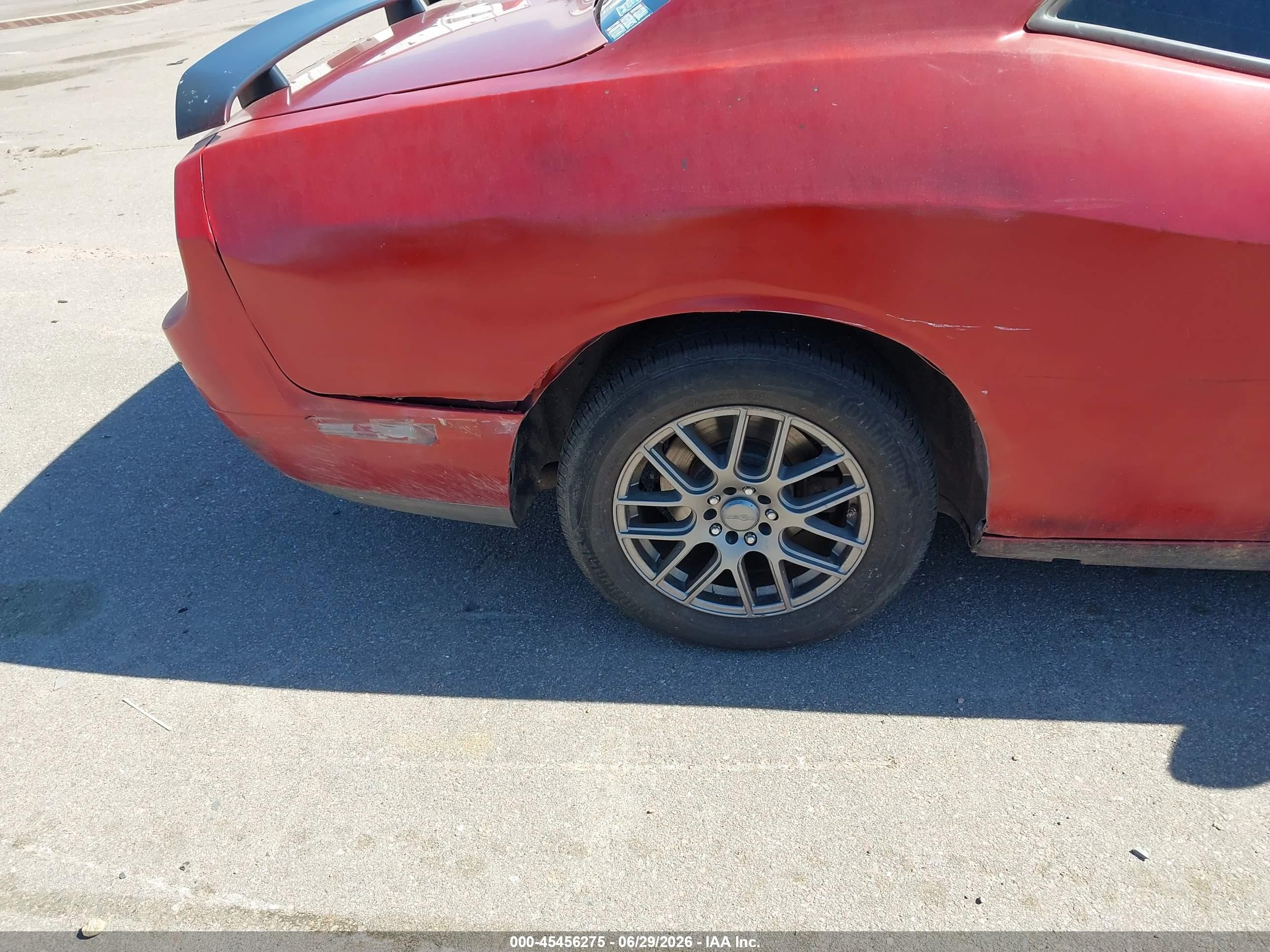 2009 Dodge Challenger Se Темно-бордовый vin: 2B3LJ44V69H515831