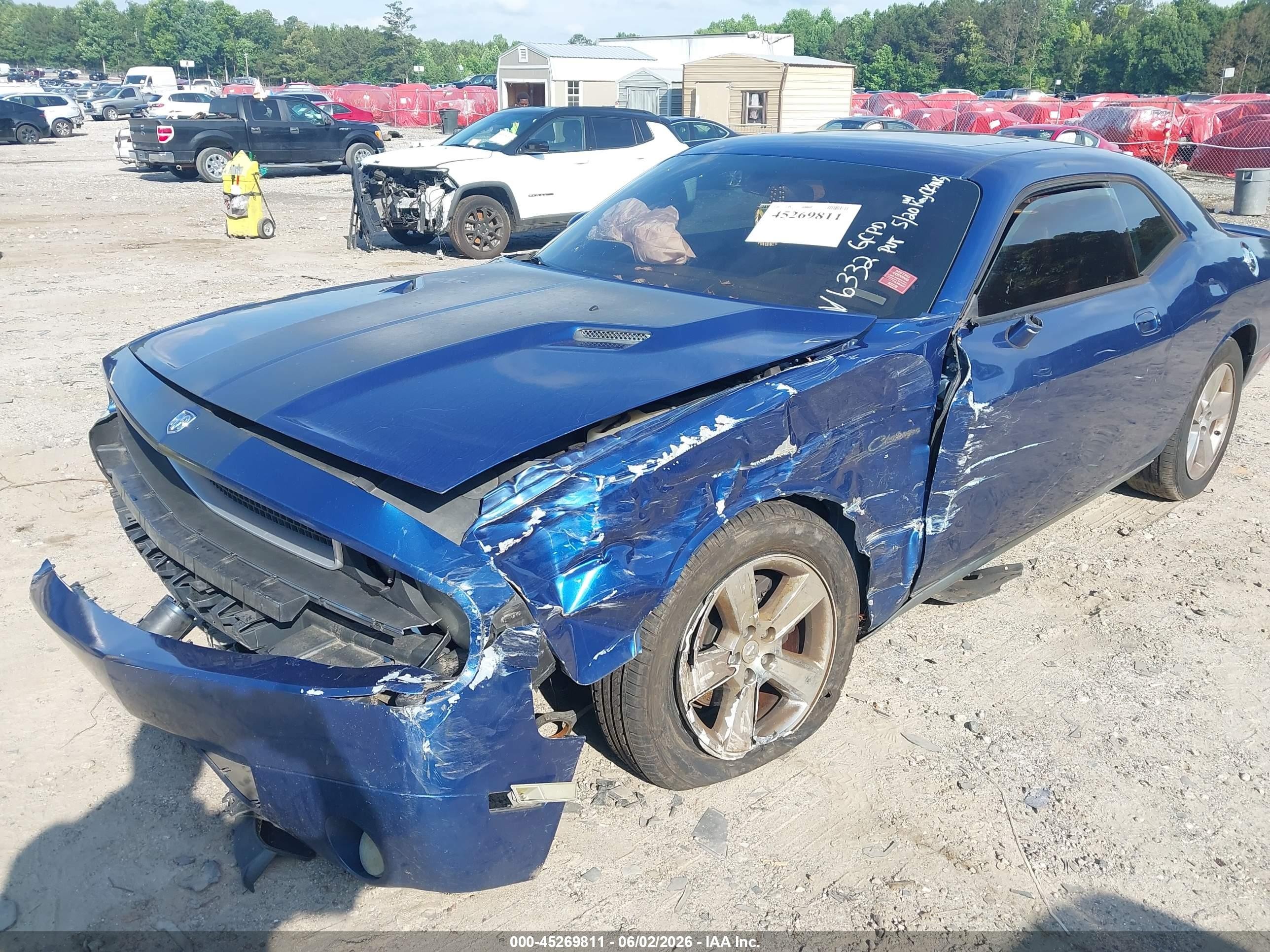 2009 Dodge Challenger Se Blue vin: 2B3LJ44V69H626332