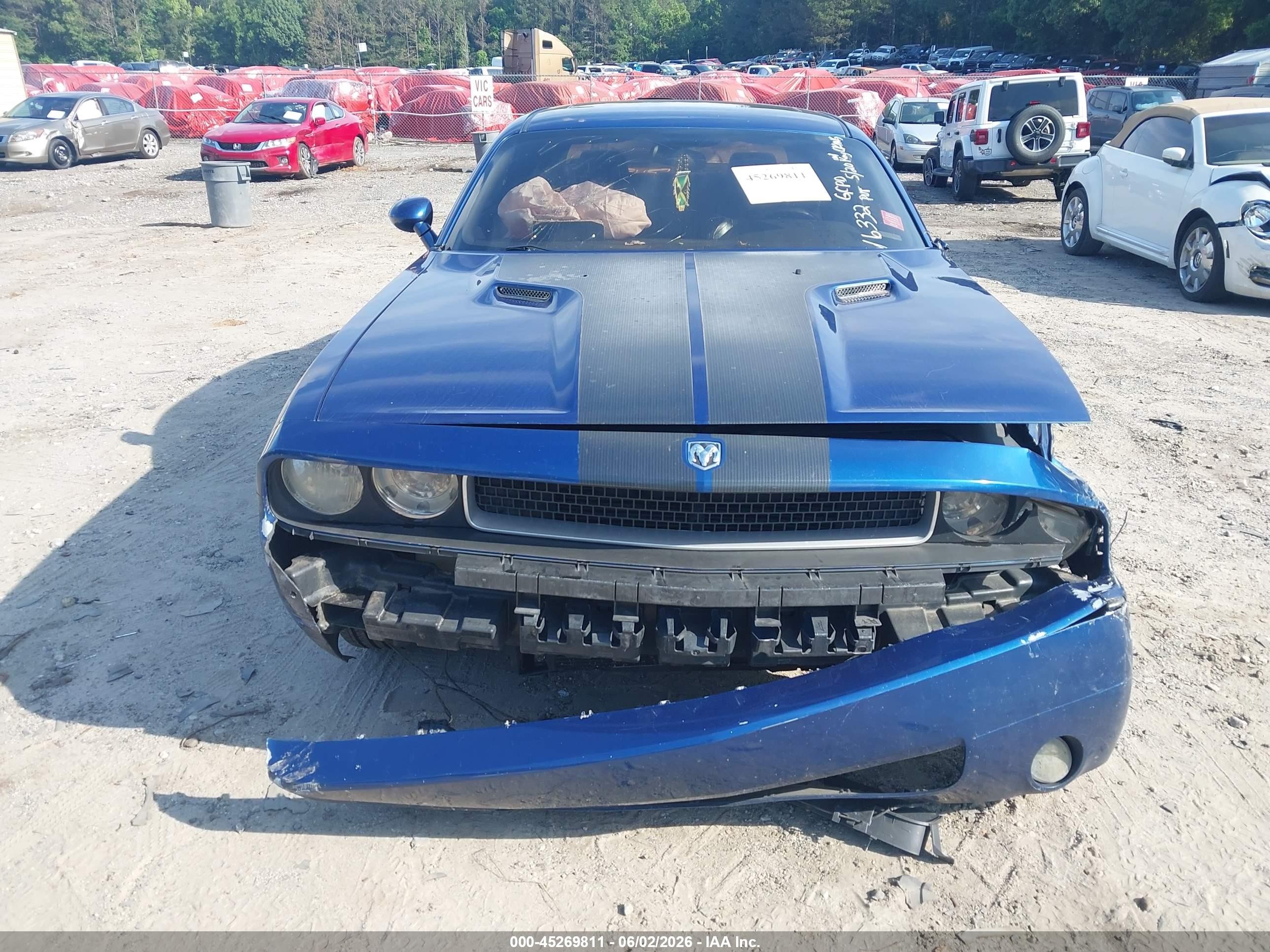 2009 Dodge Challenger Se Blue vin: 2B3LJ44V69H626332