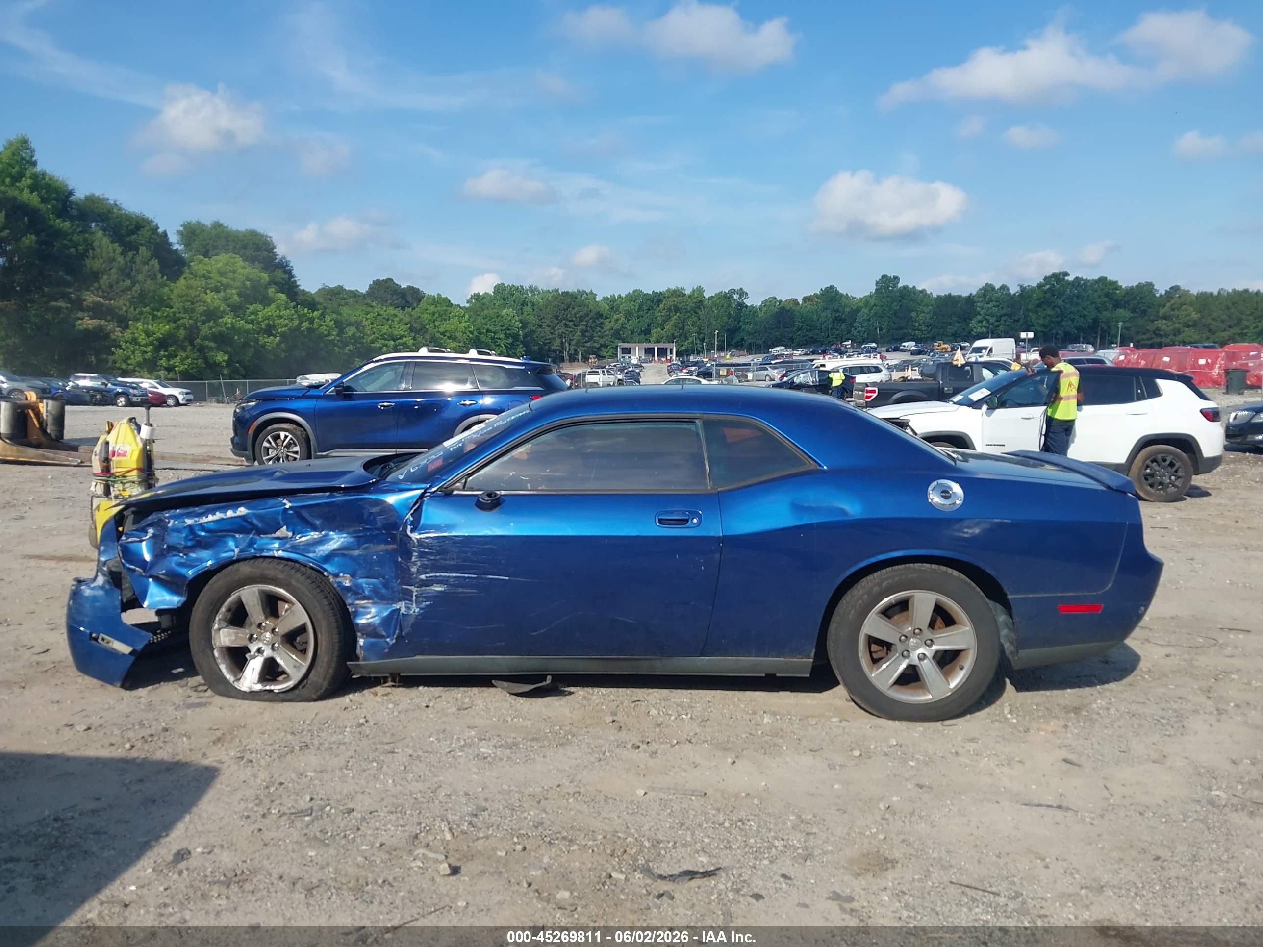 2009 Dodge Challenger Se Blue vin: 2B3LJ44V69H626332