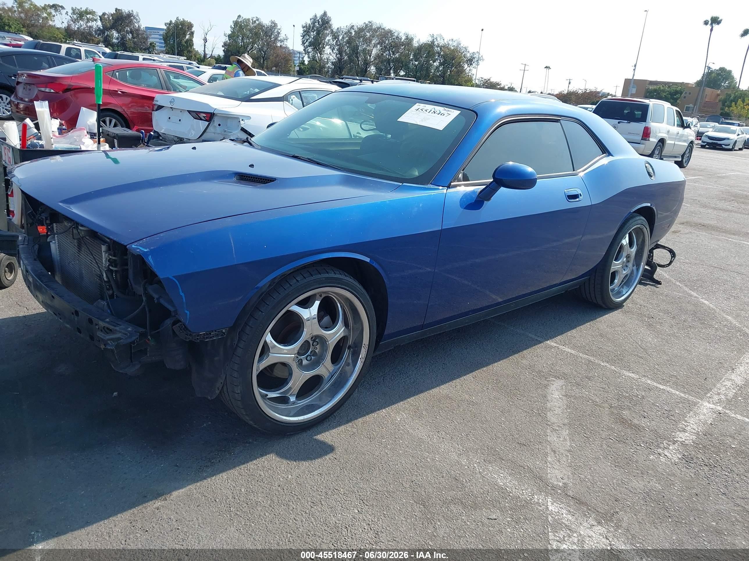 2009 Dodge Challenger Se Blue vin: 2B3LJ44V79H598668