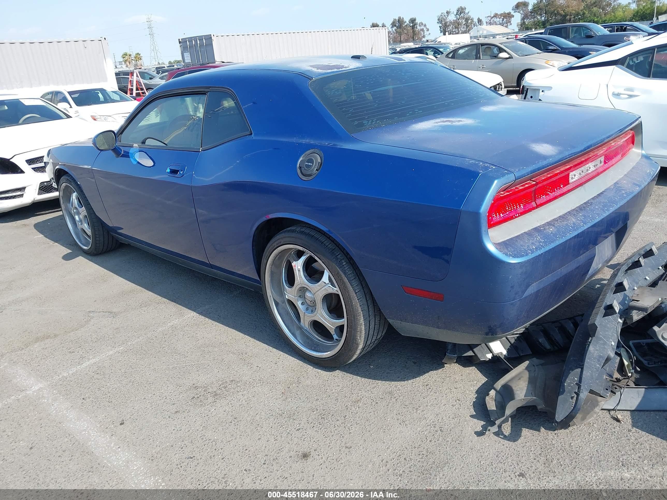 2009 Dodge Challenger Se Blue vin: 2B3LJ44V79H598668