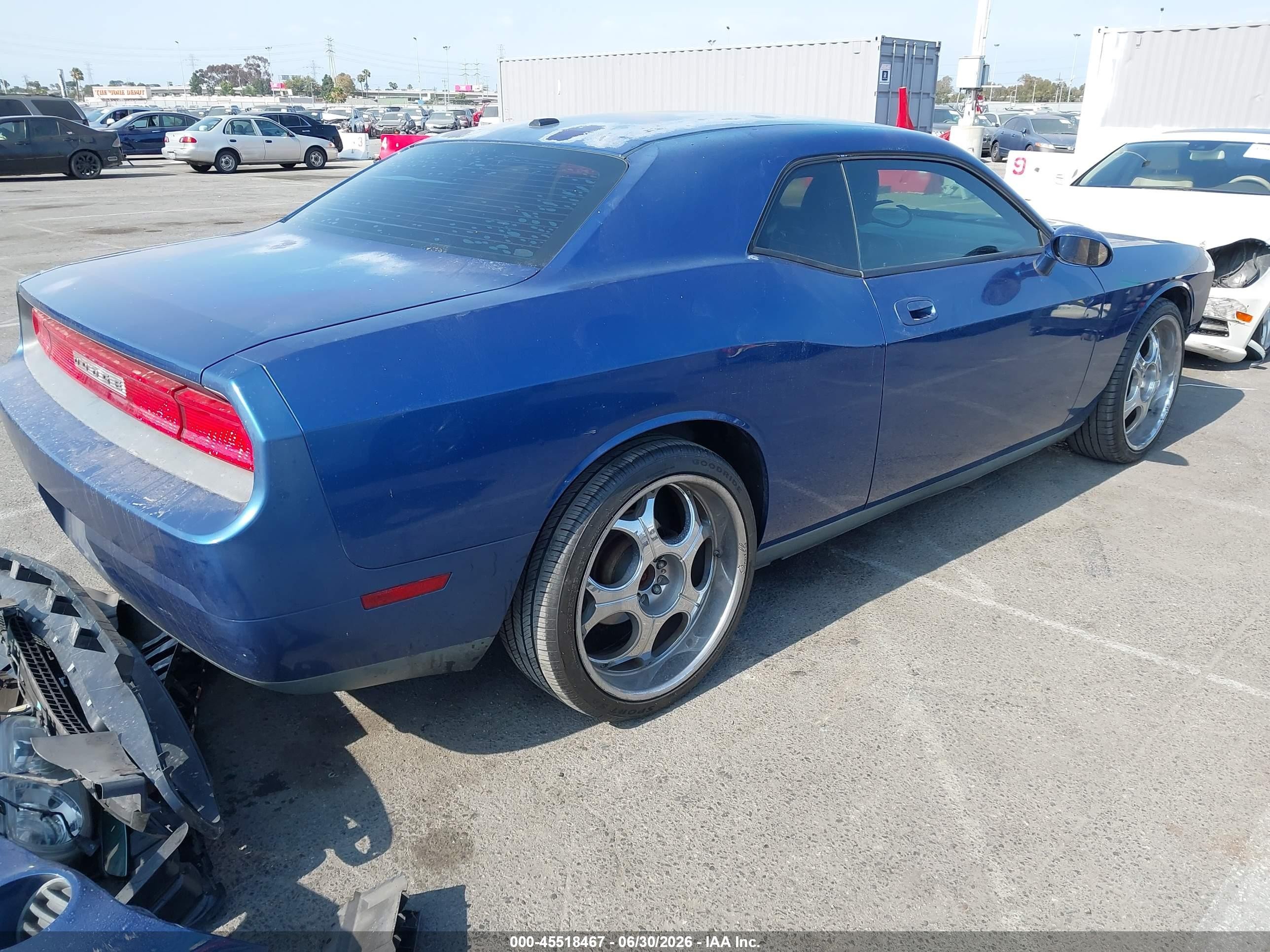 2009 Dodge Challenger Se Blue vin: 2B3LJ44V79H598668