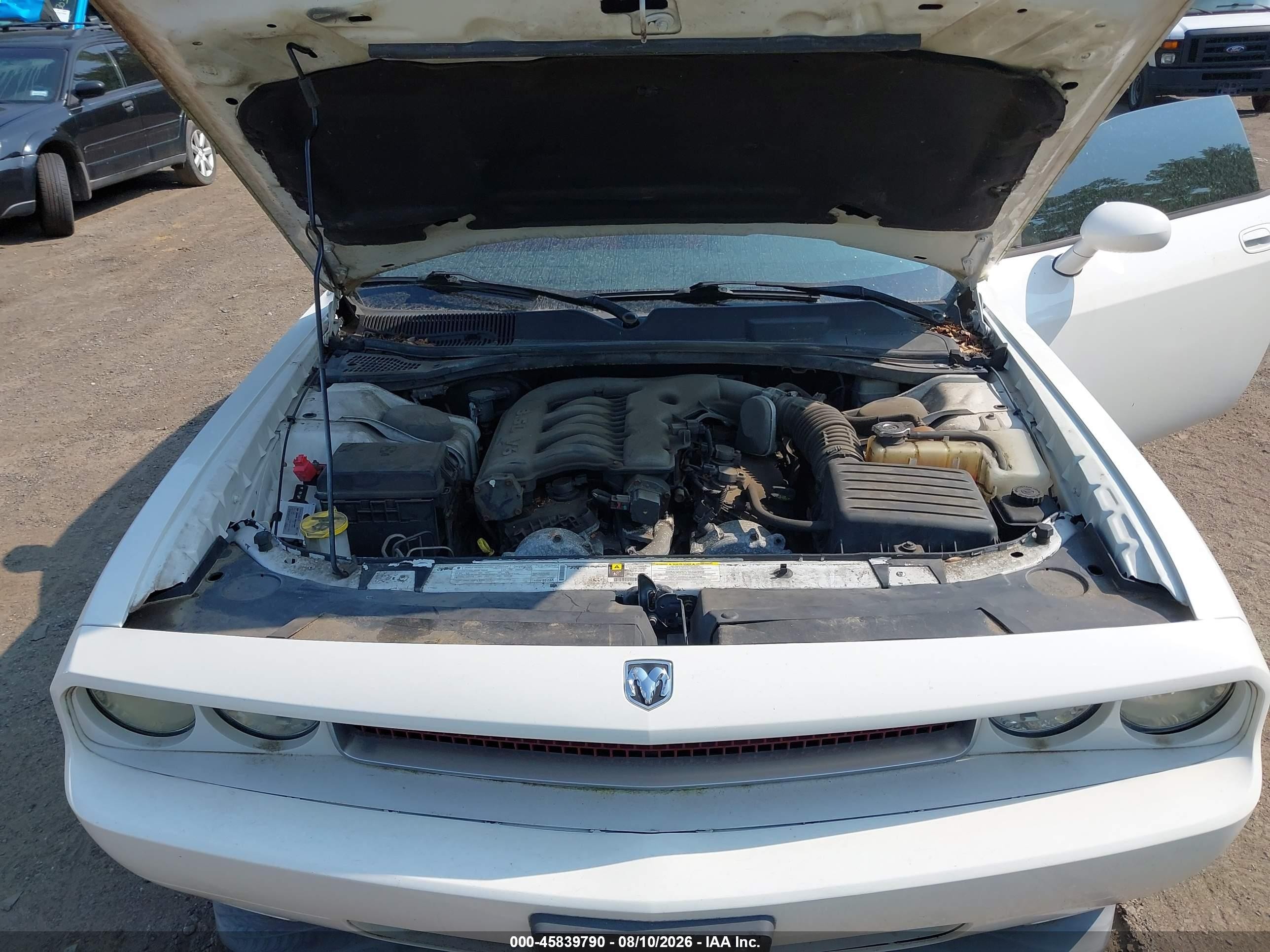 2009 Dodge Challenger Se White vin: 2B3LJ44V99H563579