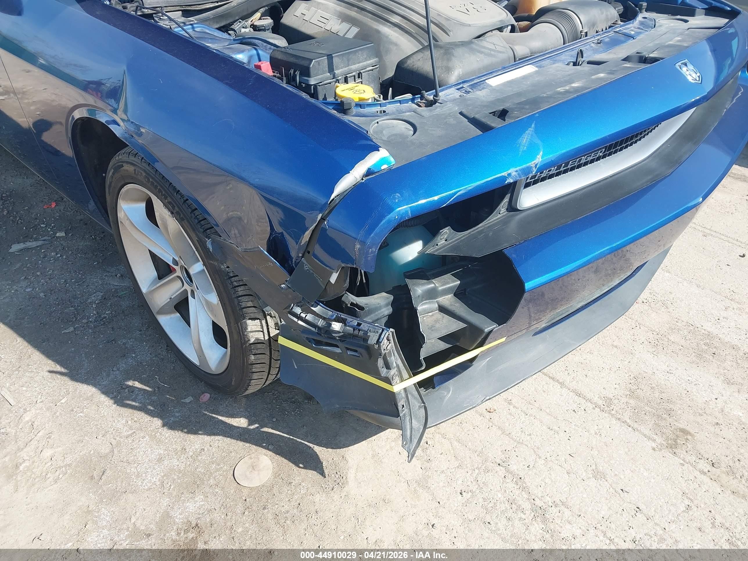 2009 Dodge Challenger R/t Blue vin: 2B3LJ54T09H510788