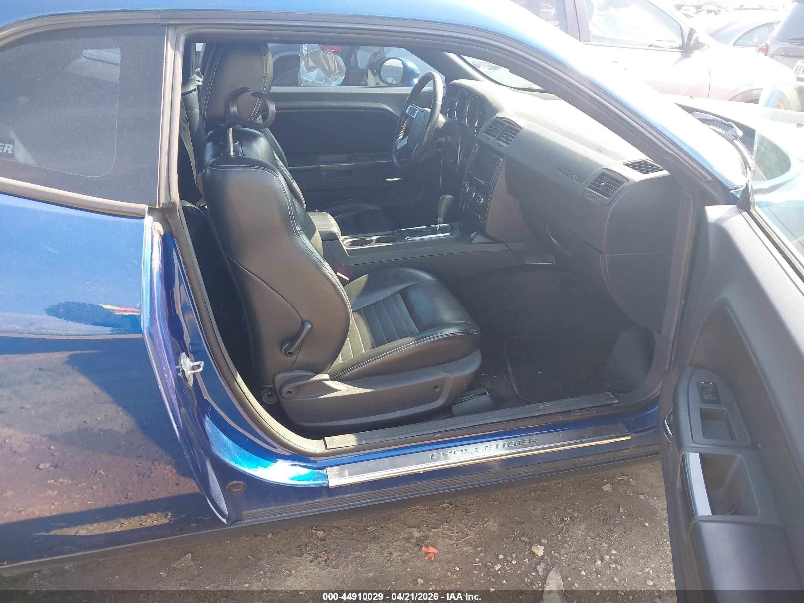 2009 Dodge Challenger R/t Blue vin: 2B3LJ54T09H510788
