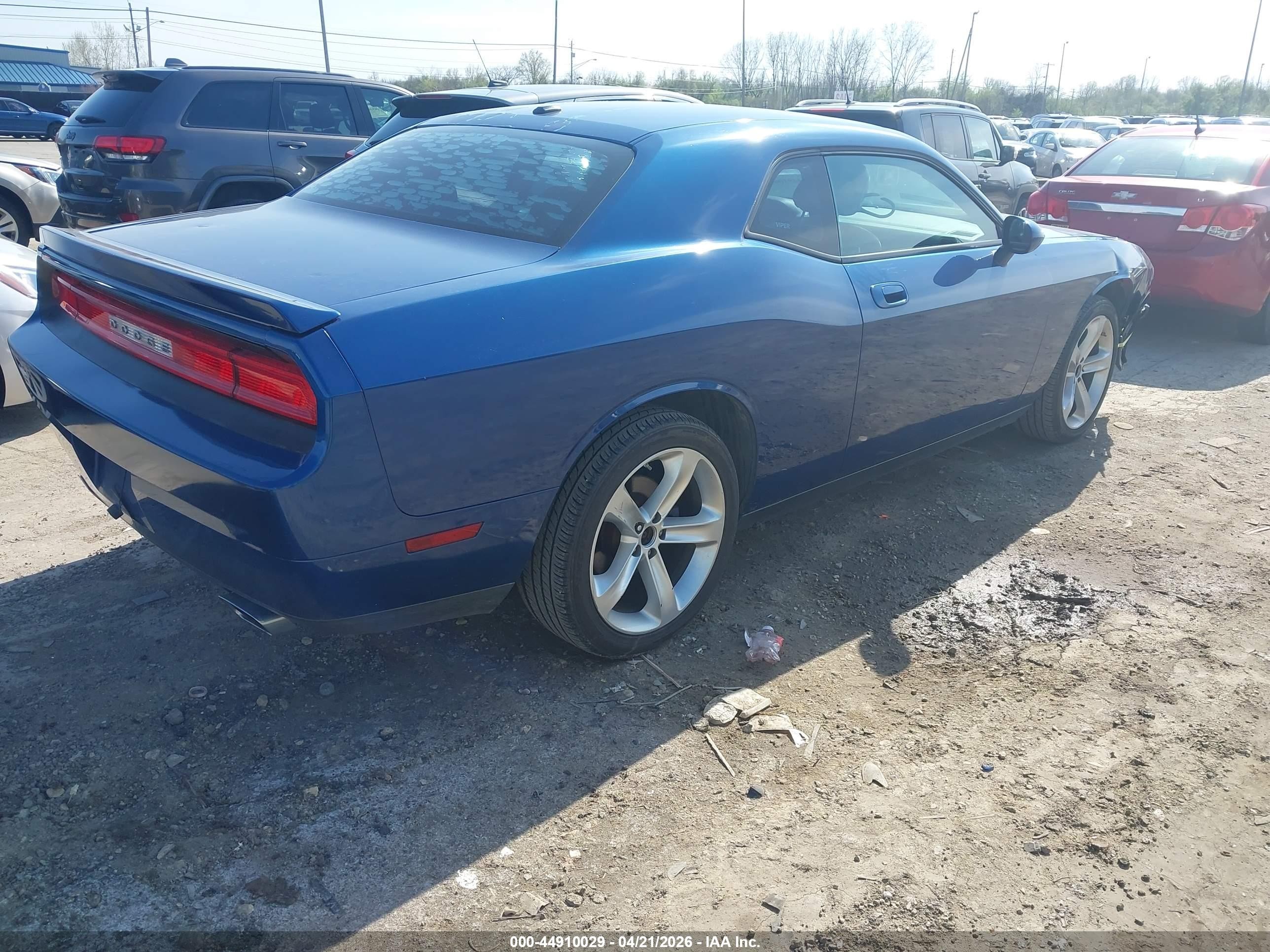 2009 Dodge Challenger R/t Blue vin: 2B3LJ54T09H510788