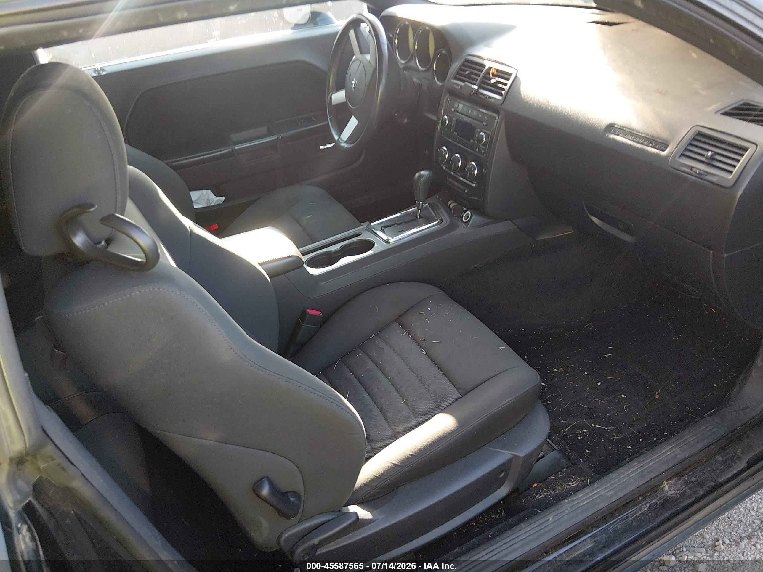 2009 Dodge Challenger R/t Black vin: 2B3LJ54T39H520697