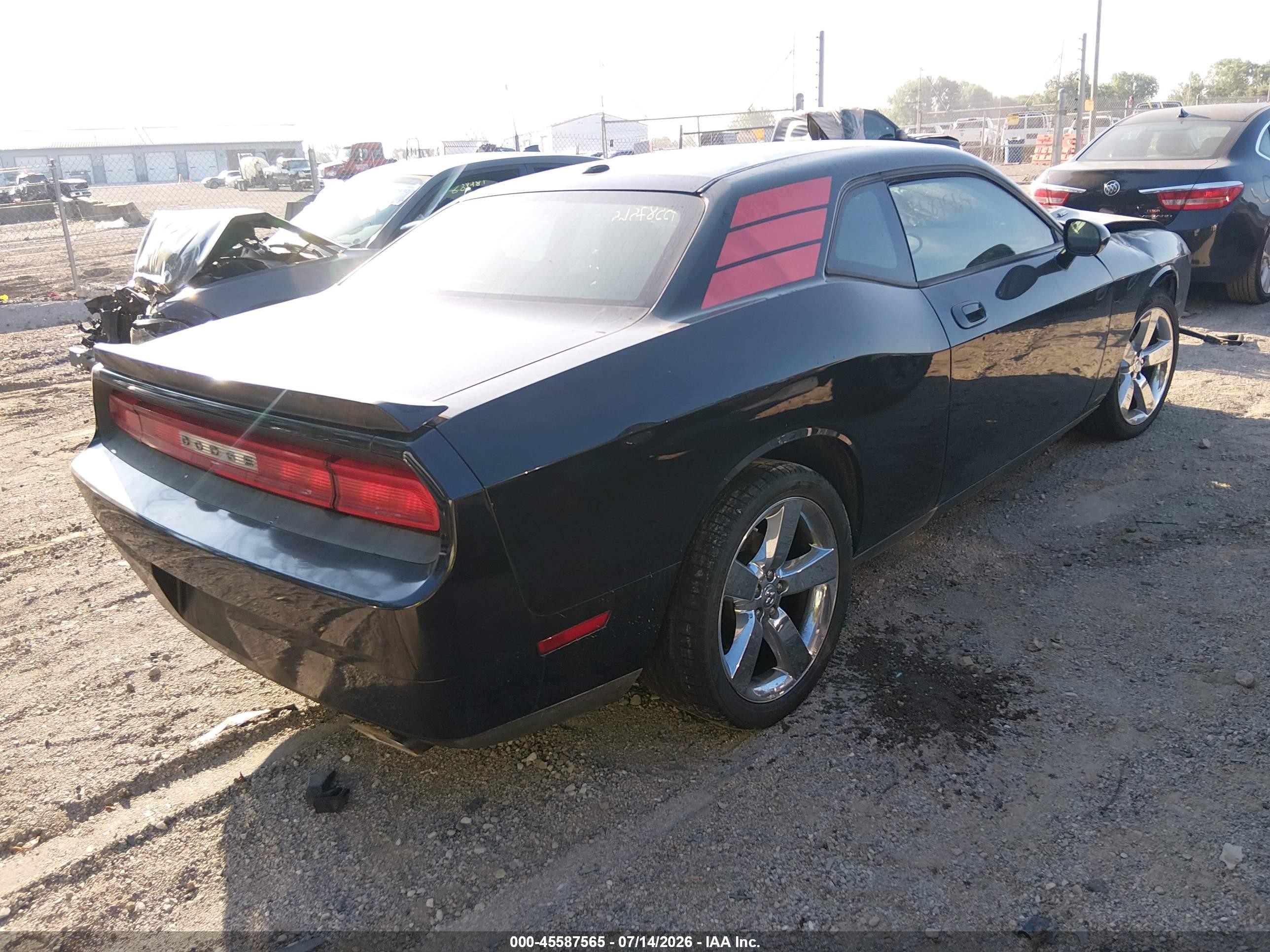 2009 Dodge Challenger R/t Black vin: 2B3LJ54T39H520697