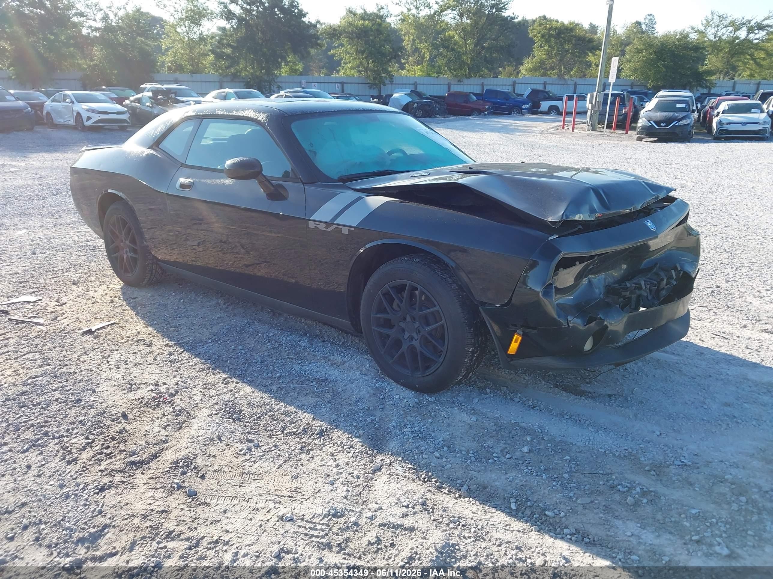 2009 Dodge Challenger R/t Black vin: 2B3LJ54T49H538898