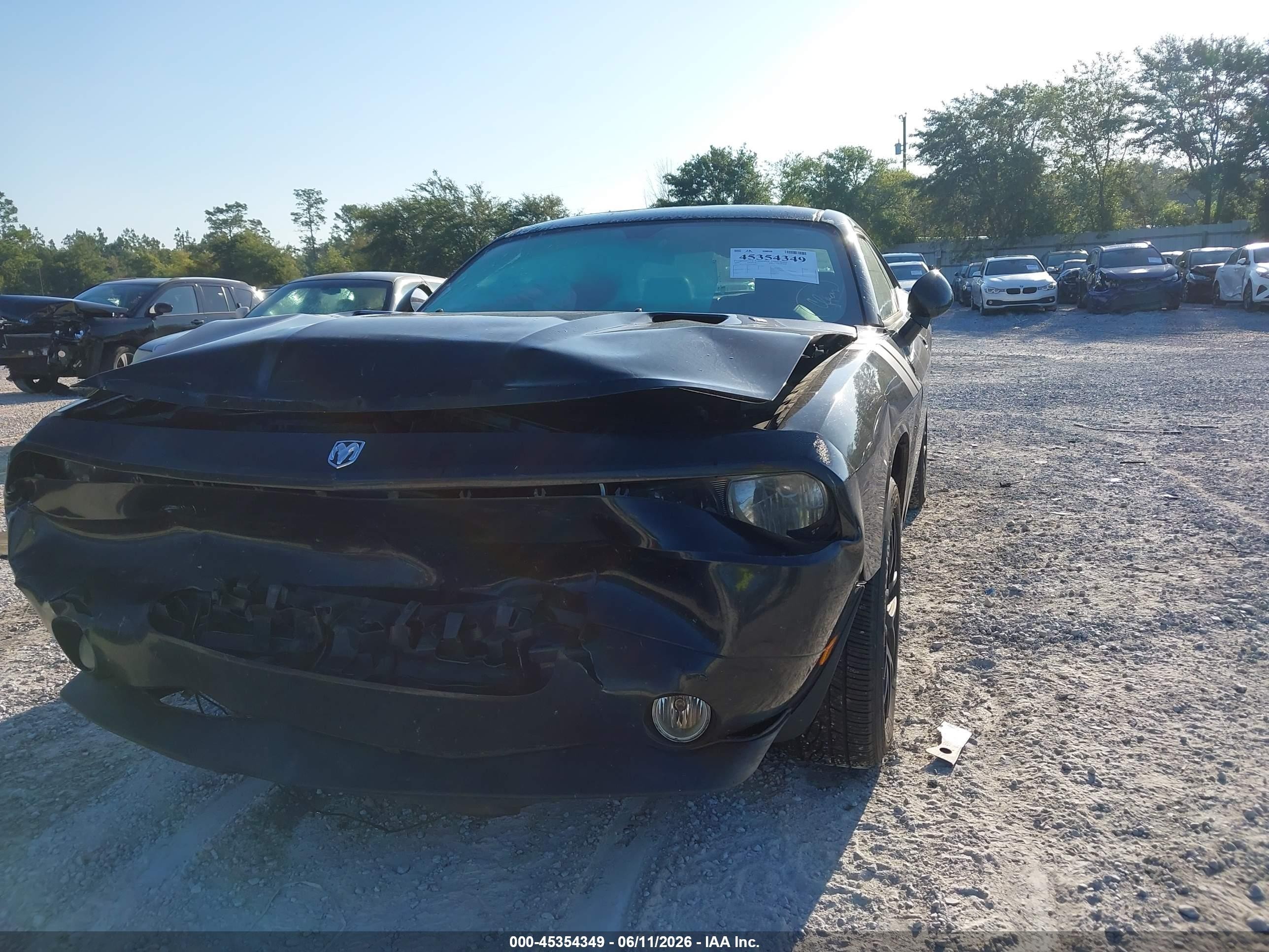 2009 Dodge Challenger R/t Black vin: 2B3LJ54T49H538898