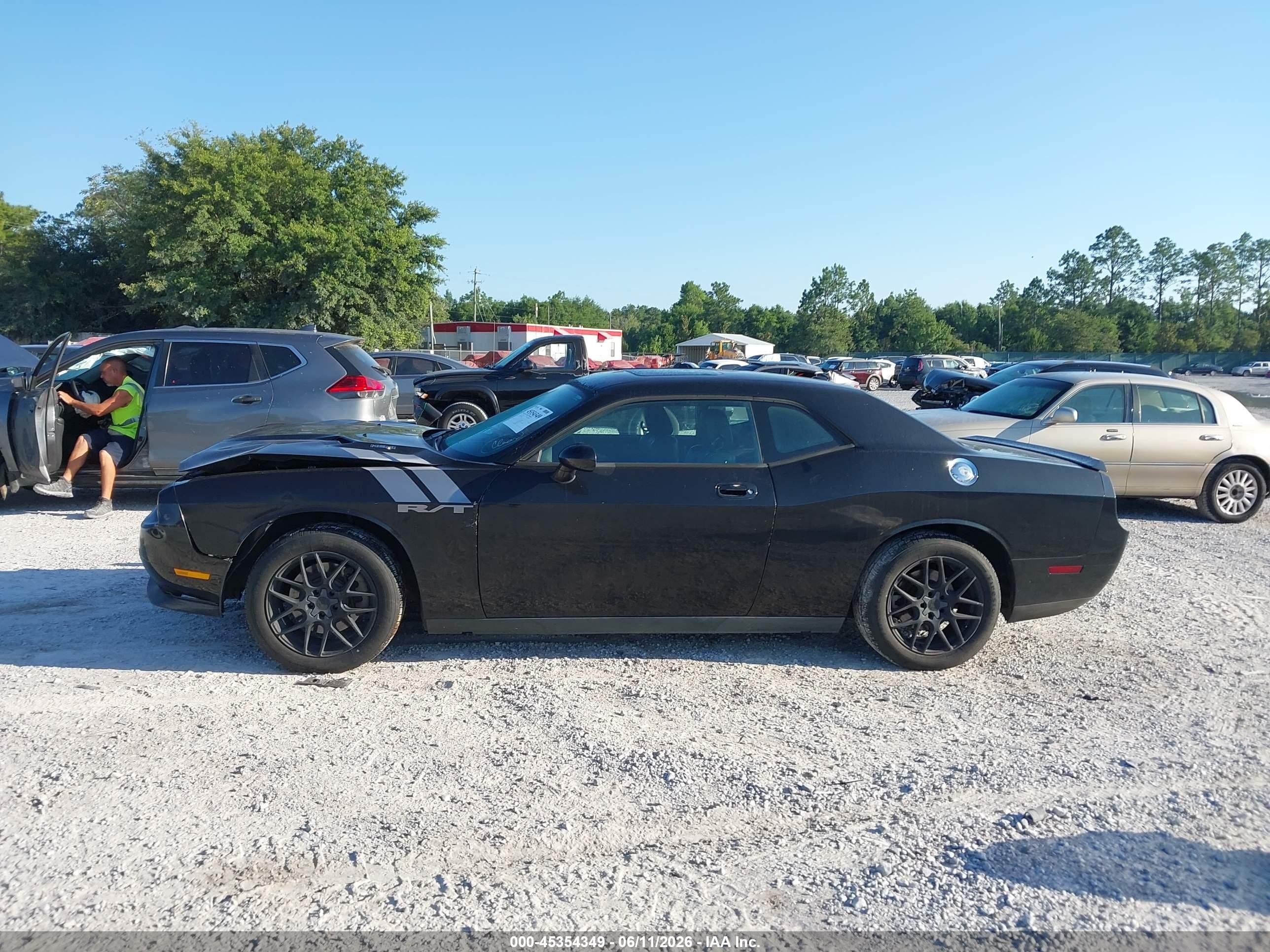 2009 Dodge Challenger R/t Black vin: 2B3LJ54T49H538898