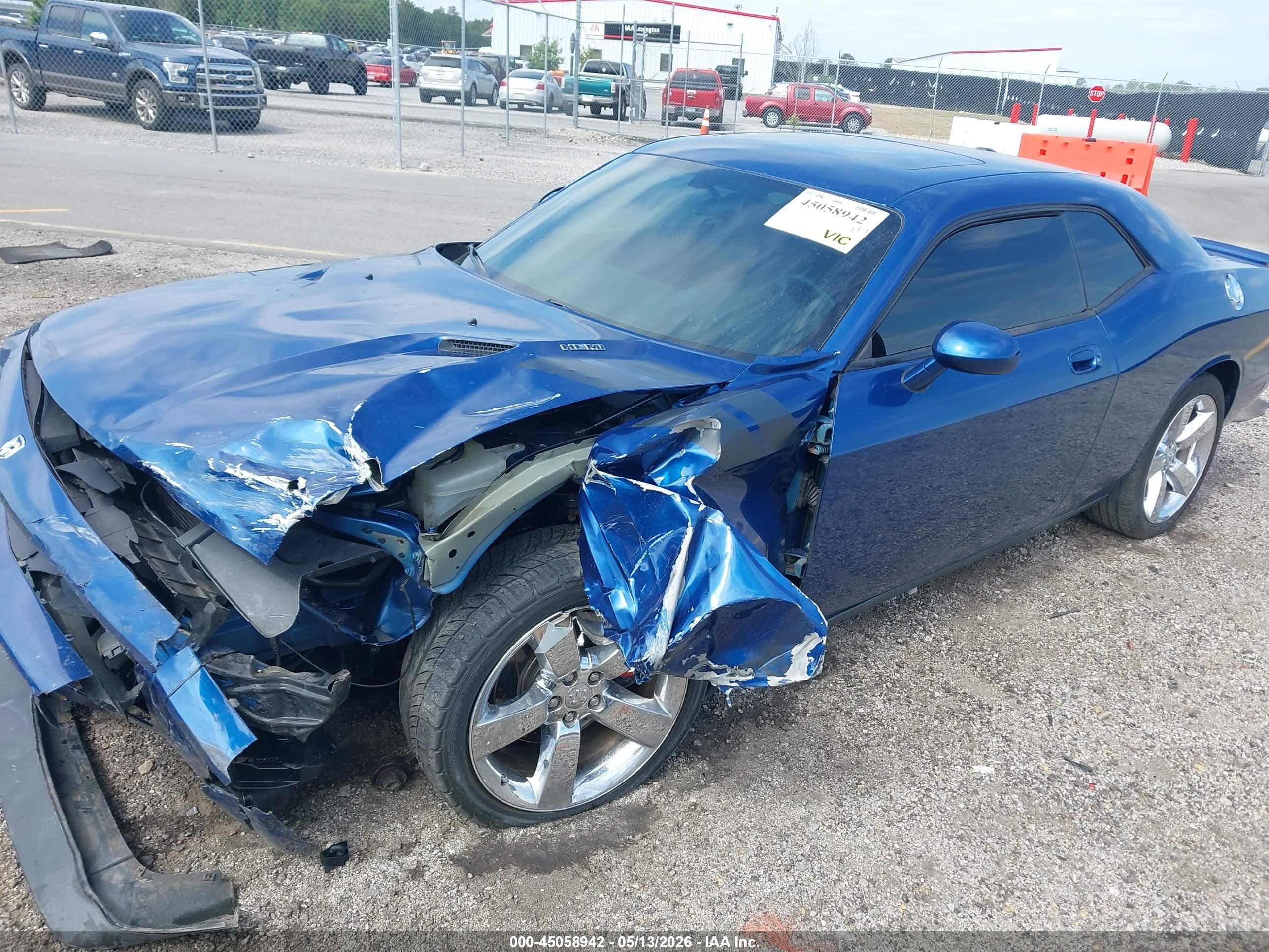 2009 Dodge Challenger R/t Blue vin: 2B3LJ54T59H502007
