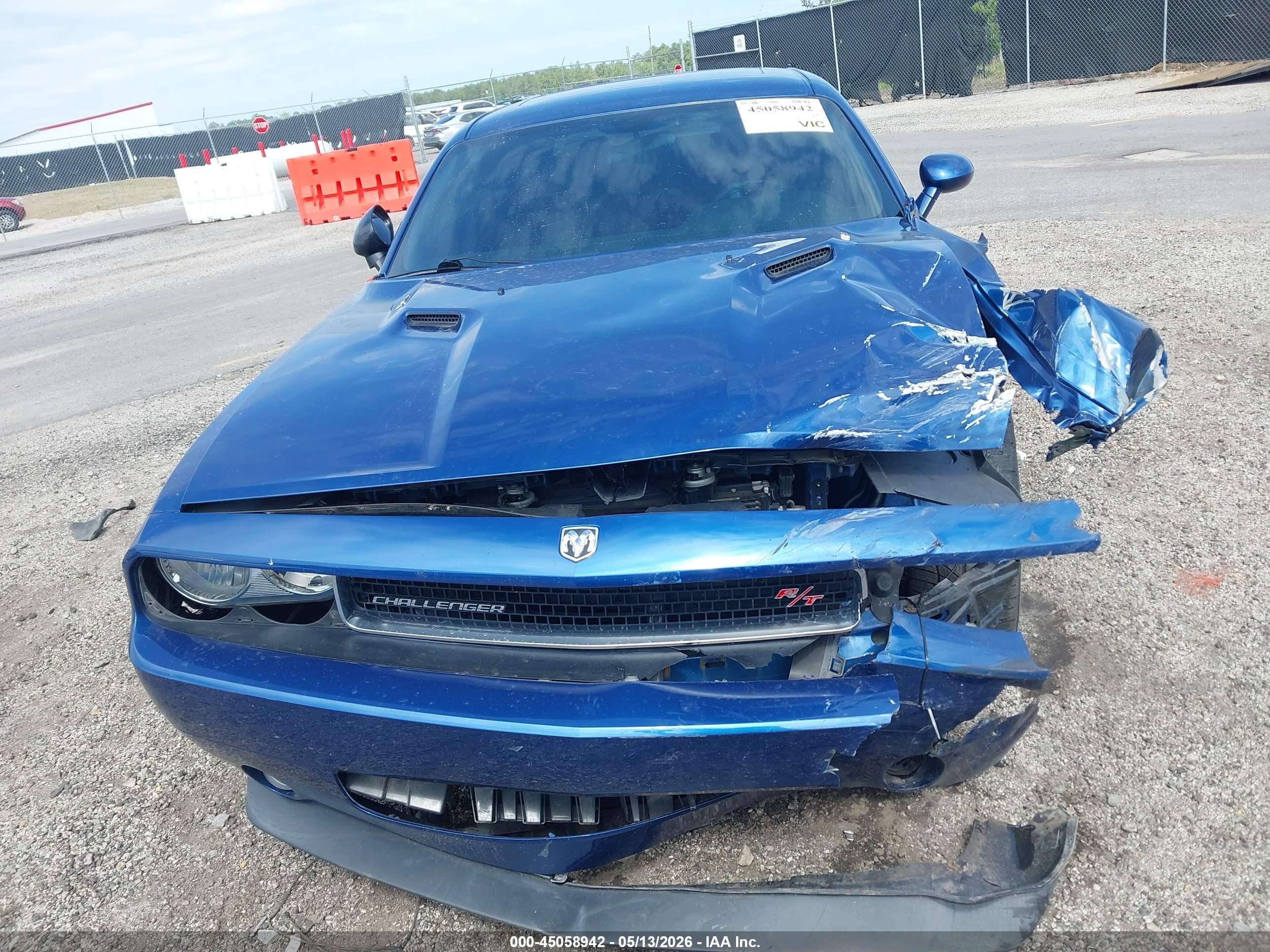 2009 Dodge Challenger R/t Blue vin: 2B3LJ54T59H502007