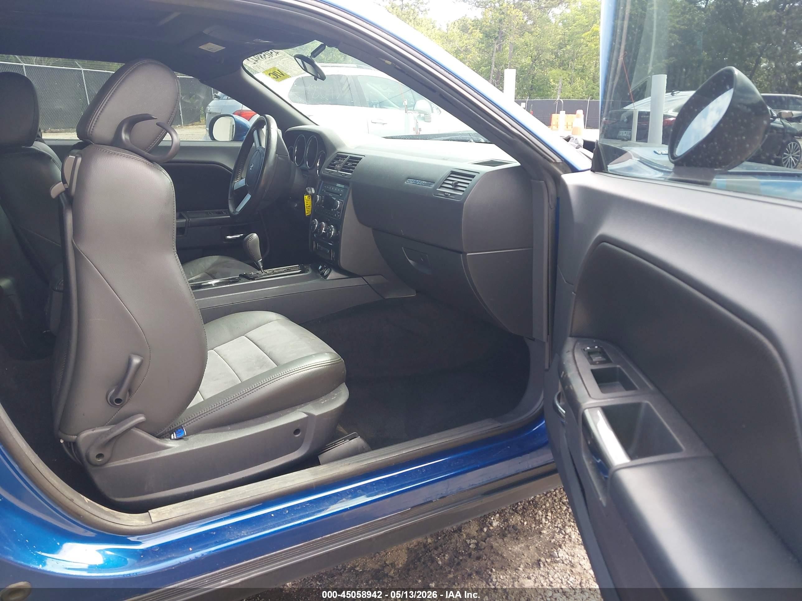 2009 Dodge Challenger R/t Blue vin: 2B3LJ54T59H502007