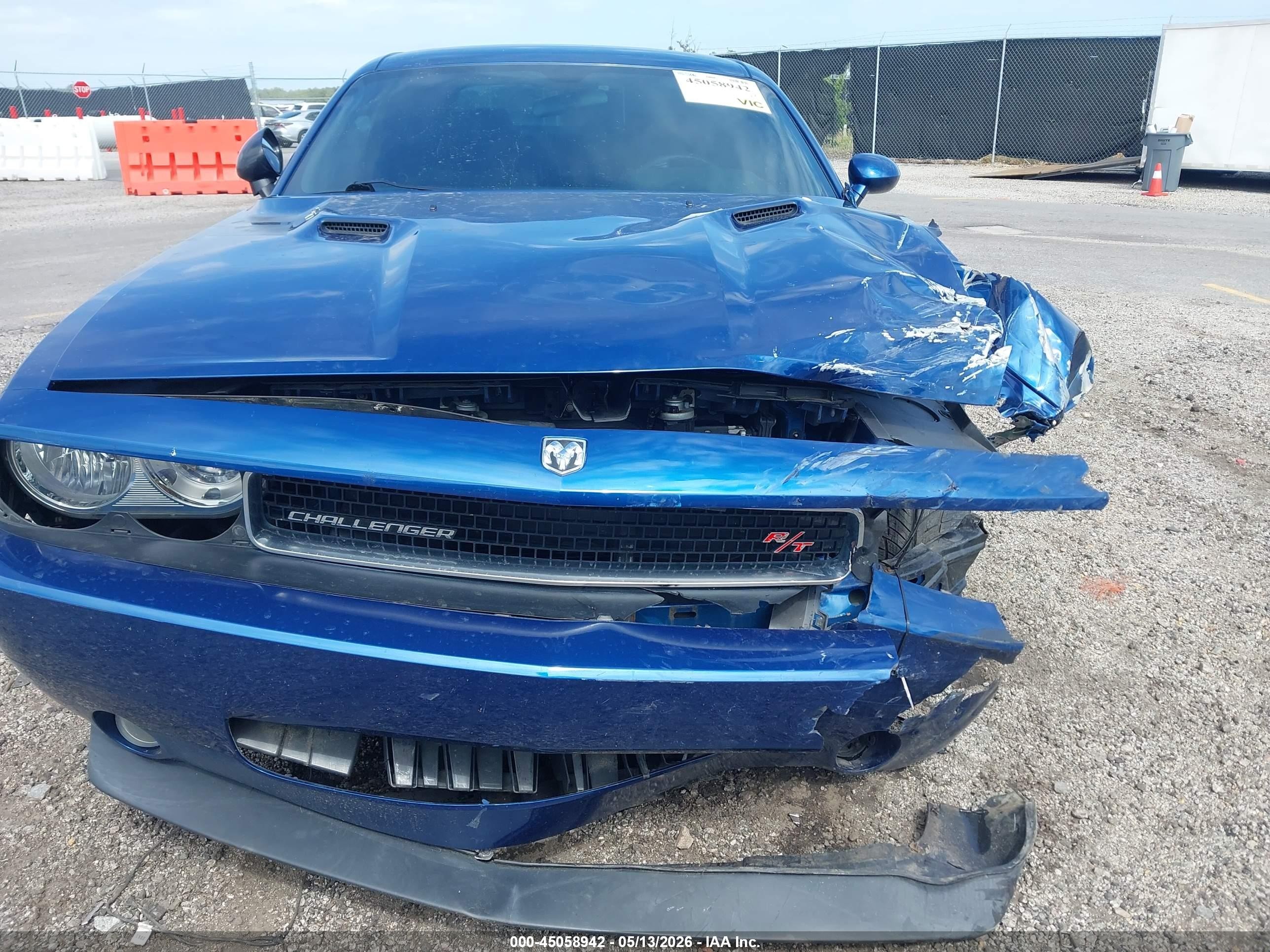 2009 Dodge Challenger R/t Blue vin: 2B3LJ54T59H502007