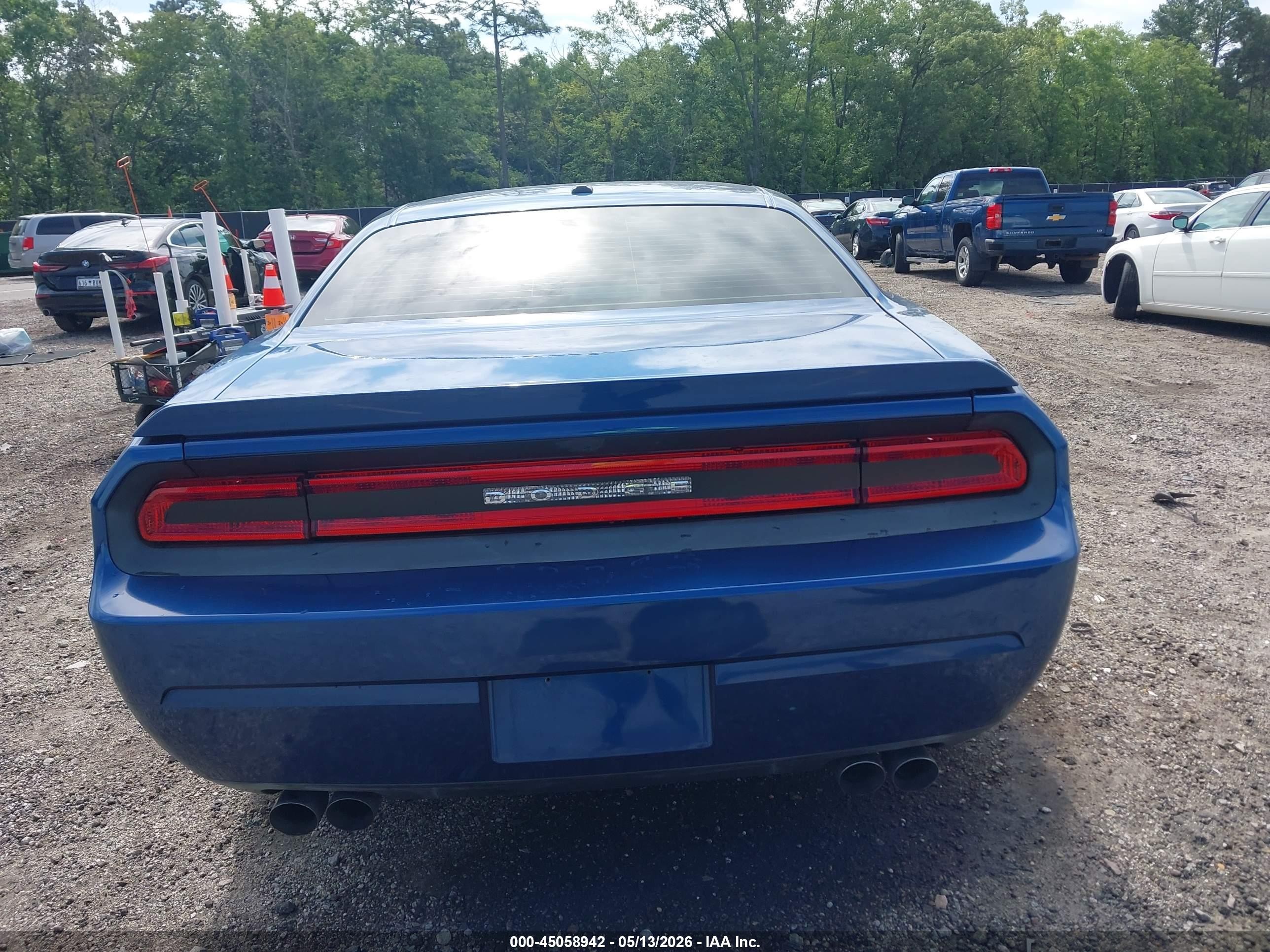 2009 Dodge Challenger R/t Blue vin: 2B3LJ54T59H502007