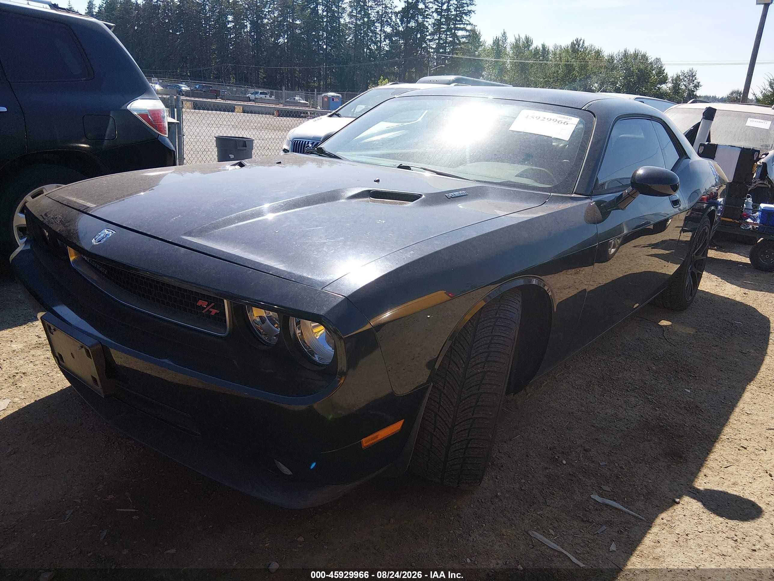 2009 Dodge Challenger R/t Black vin: 2B3LJ54T69H547120