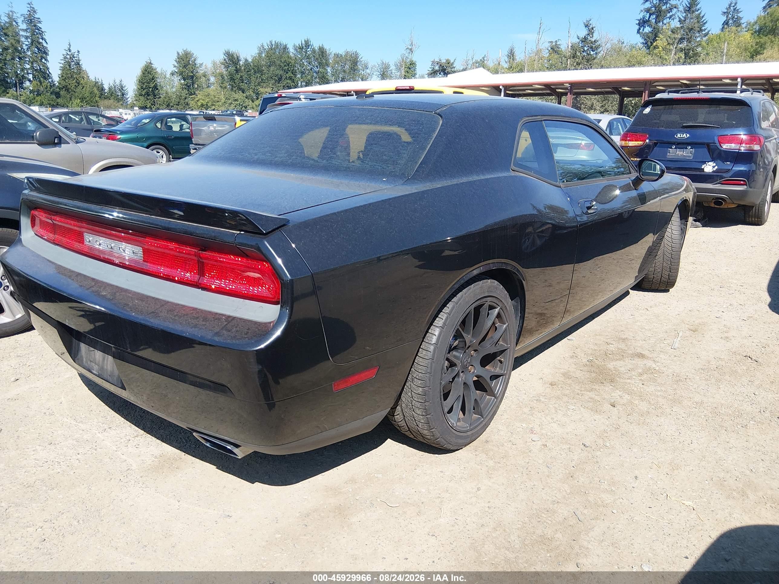 2009 Dodge Challenger R/t Black vin: 2B3LJ54T69H547120