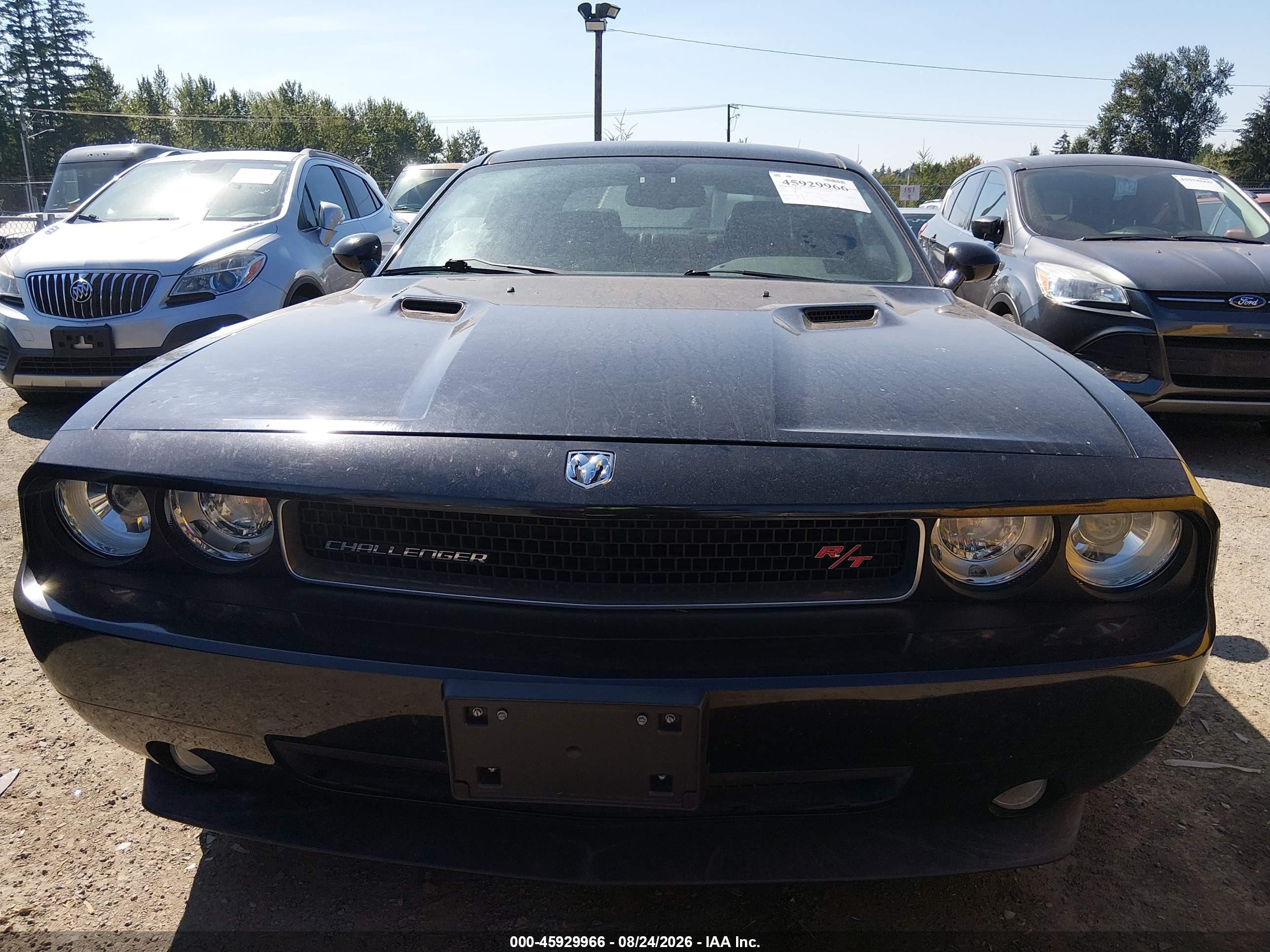 2009 Dodge Challenger R/t Black vin: 2B3LJ54T69H547120