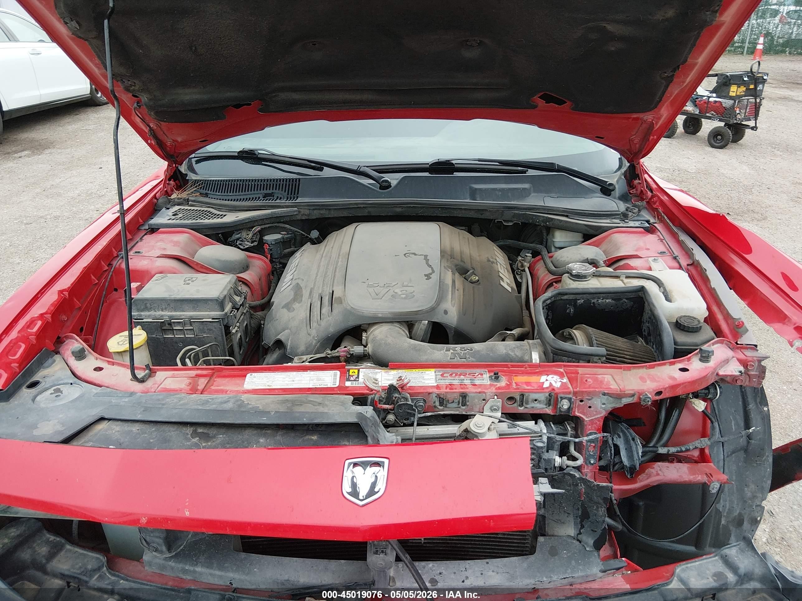 2009 Dodge Challenger R/t Red vin: 2B3LJ54T79H605459