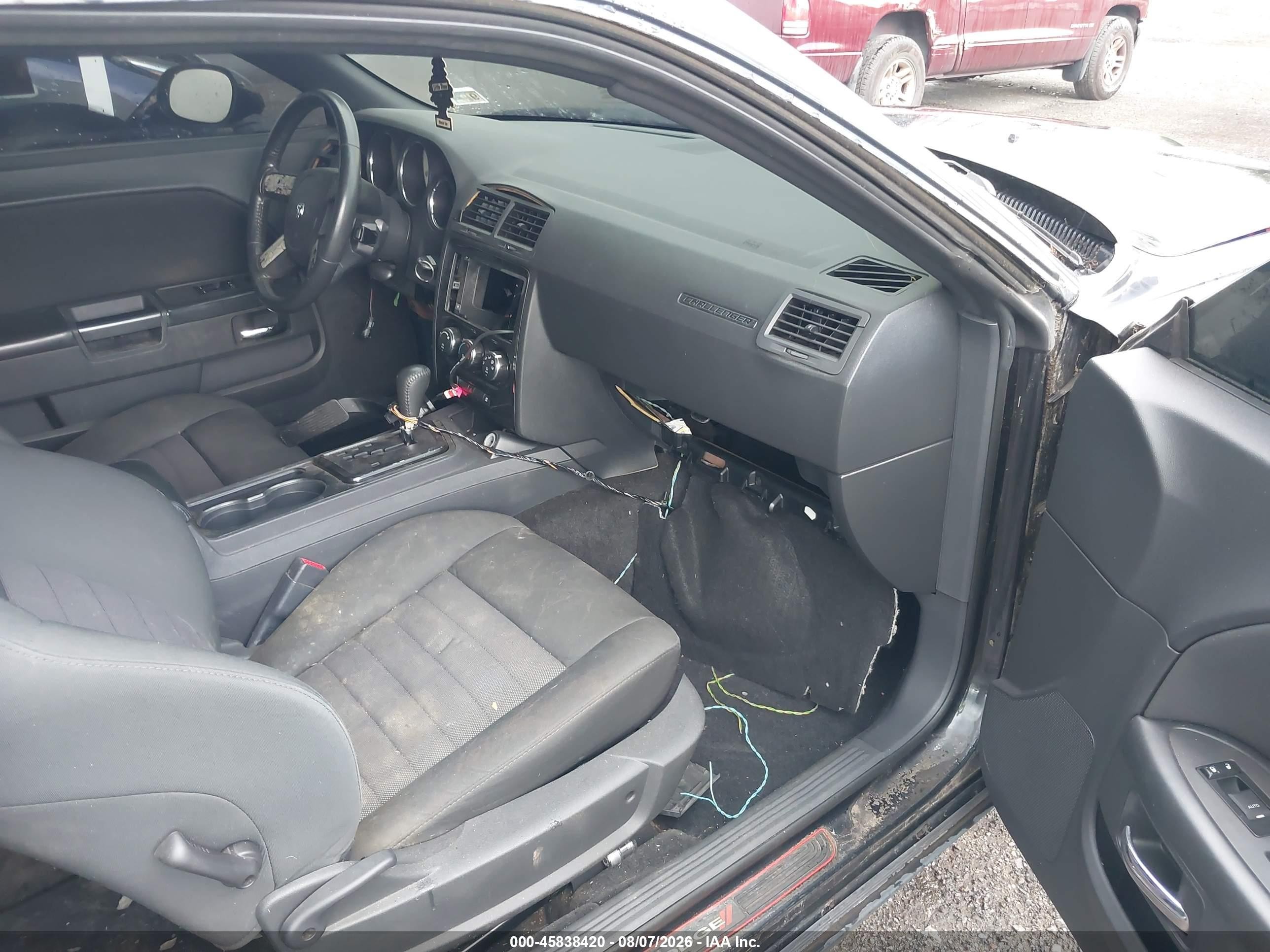 2009 Dodge Challenger R/t Black vin: 2B3LJ54T89H525555