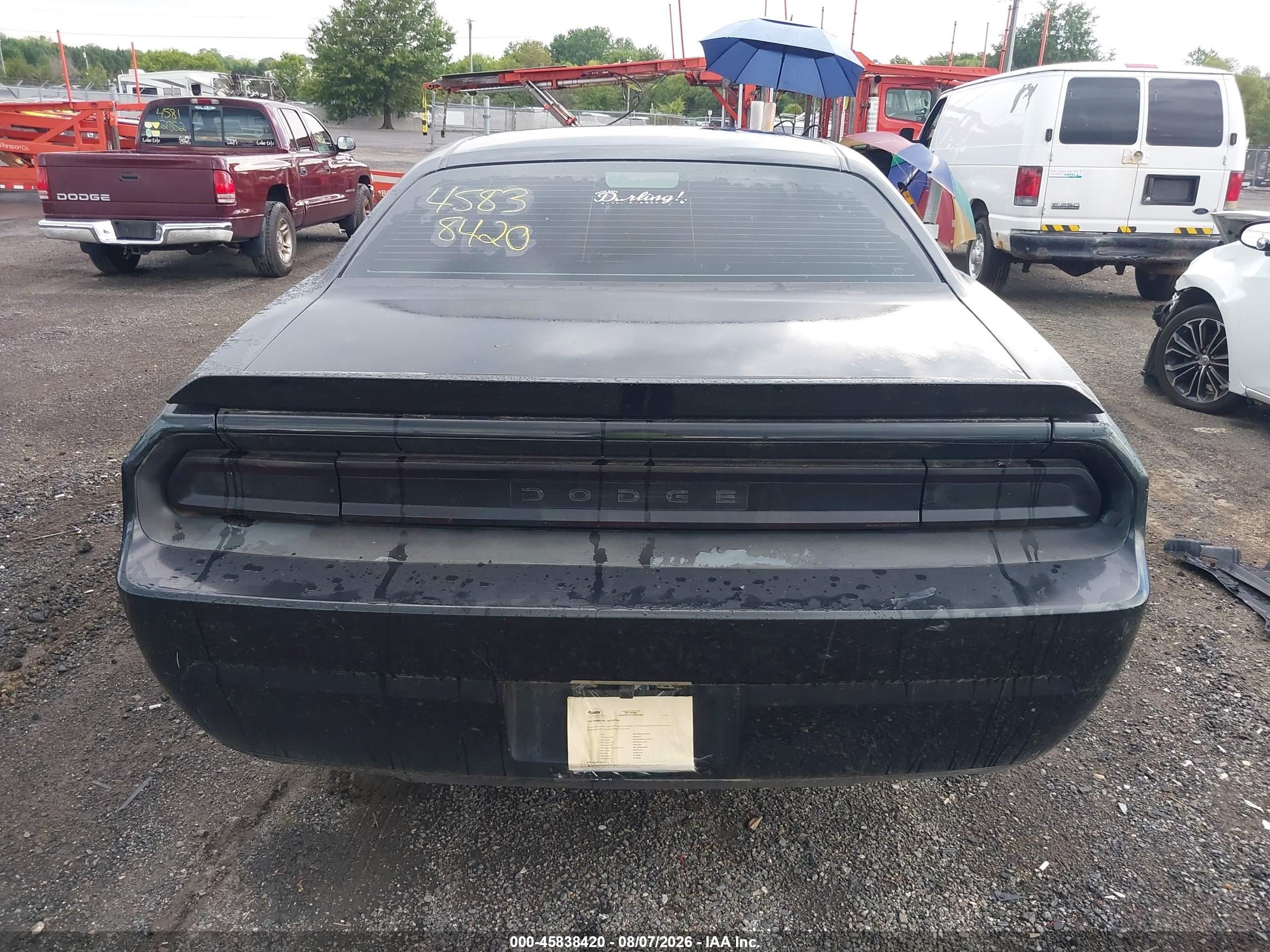 2009 Dodge Challenger R/t Black vin: 2B3LJ54T89H525555
