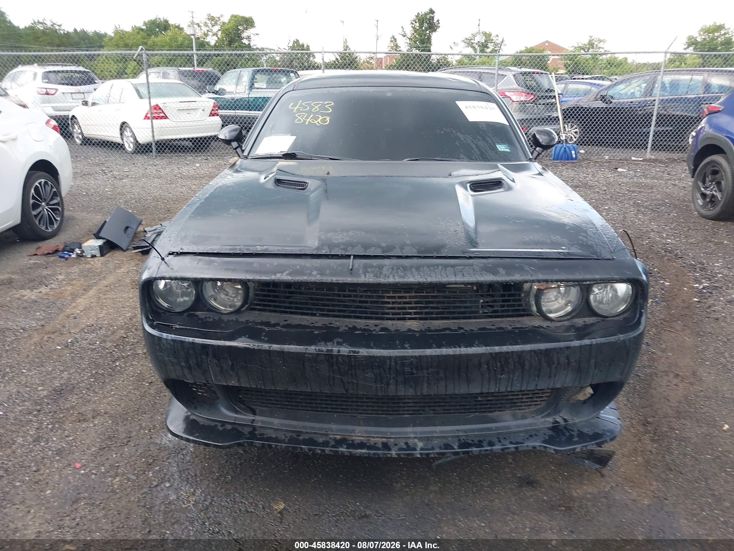 2009 Dodge Challenger R/t Black vin: 2B3LJ54T89H525555
