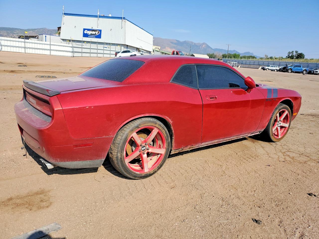 2009 Dodge Challenger R/t Red vin: 2B3LJ54T99H591905