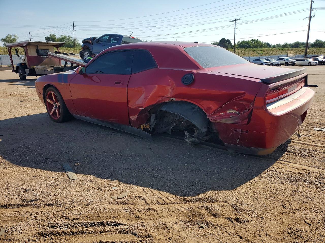 2009 Dodge Challenger R/t Red vin: 2B3LJ54T99H591905