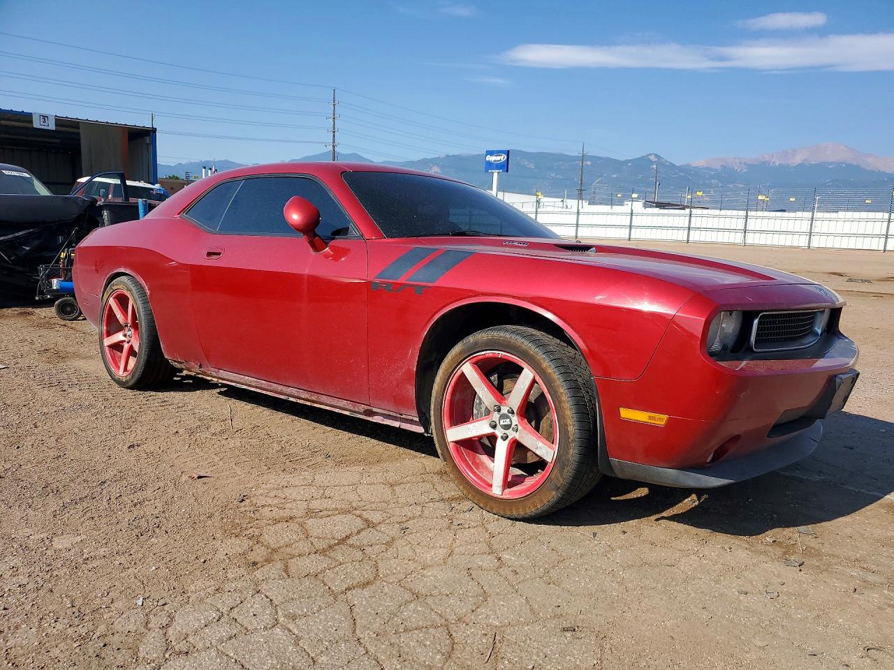 2009 Dodge Challenger R/t Red vin: 2B3LJ54T99H591905
