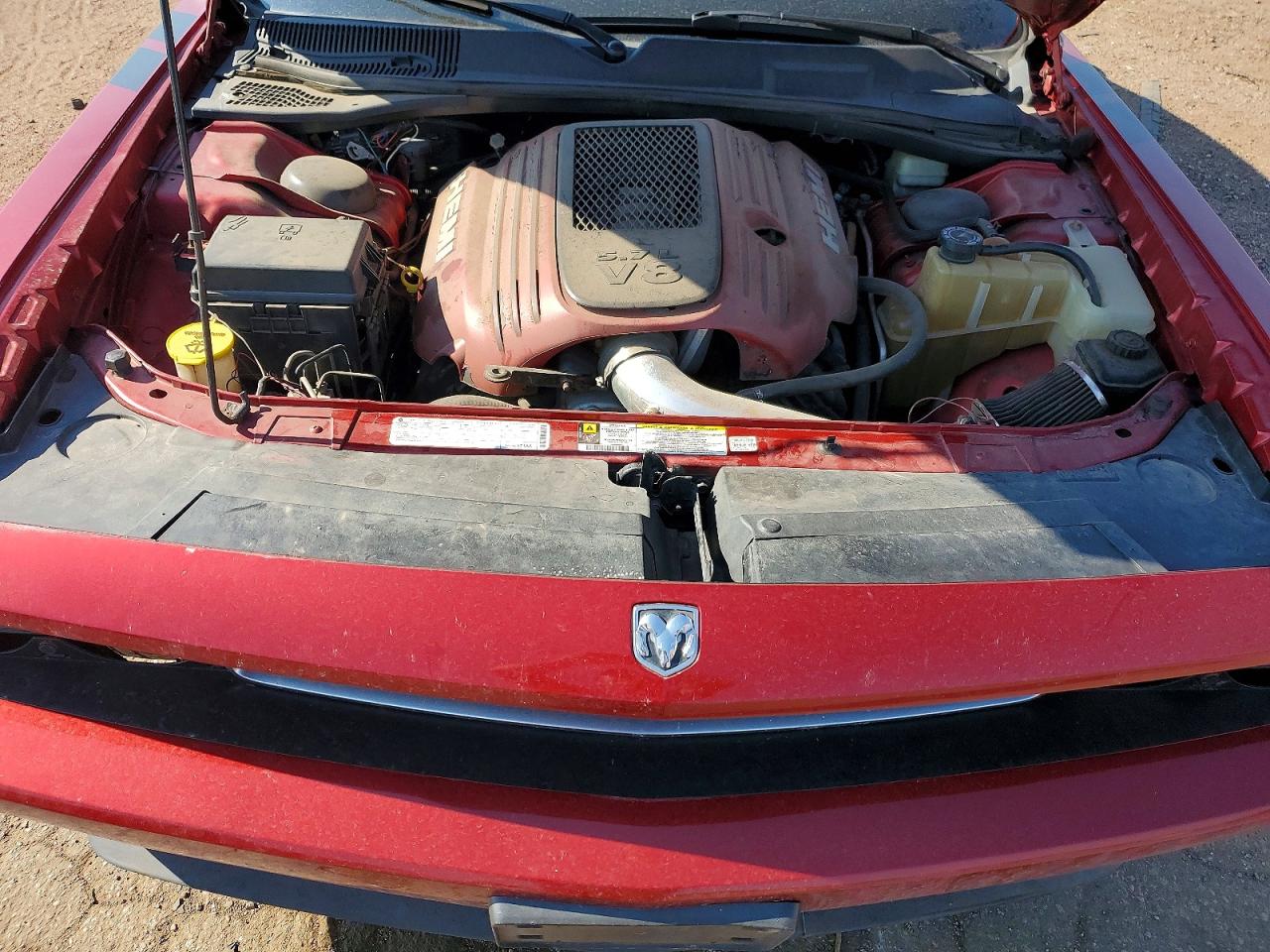 2009 Dodge Challenger R/t Red vin: 2B3LJ54T99H591905