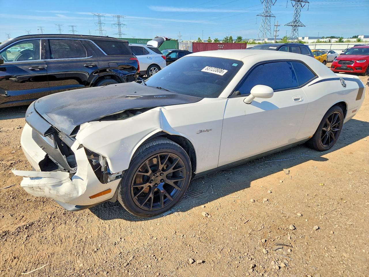 2009 Dodge Challenger R/t White vin: 2B3LJ54T99H597879