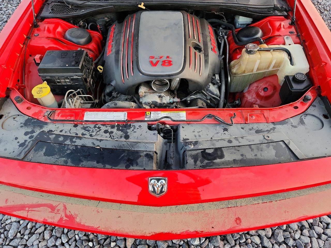 2009 Dodge Challenger R/t Red vin: 2B3LJ54T99H603650