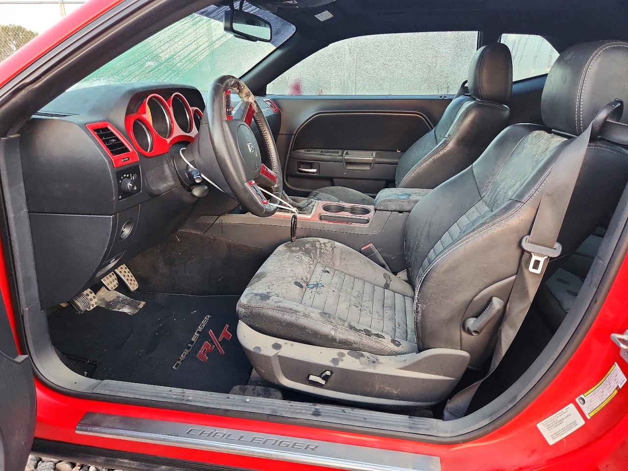 2009 Dodge Challenger R/t Red vin: 2B3LJ54T99H603650