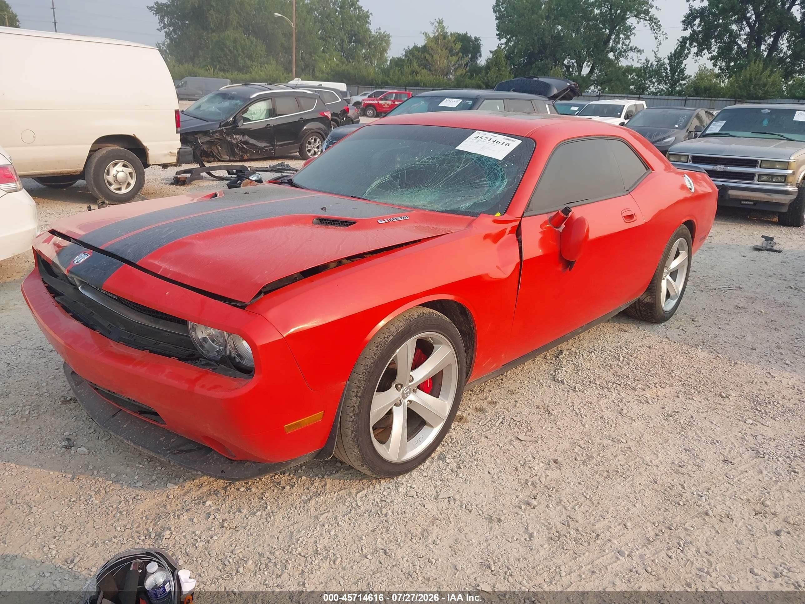 2008 Dodge Challenger Srt8 Orange vin: 2B3LJ74W08H289584