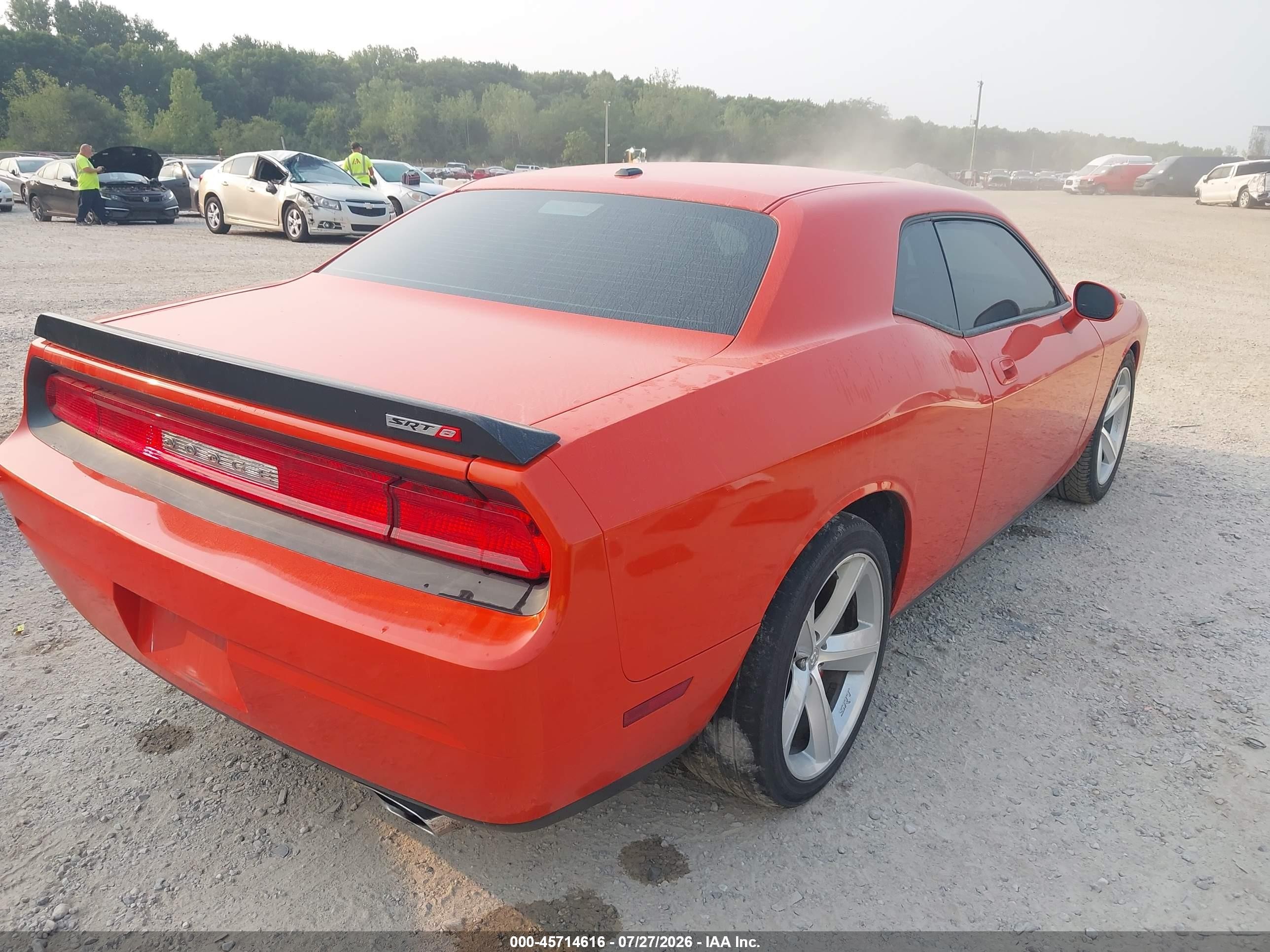 2008 Dodge Challenger Srt8 Orange vin: 2B3LJ74W08H289584