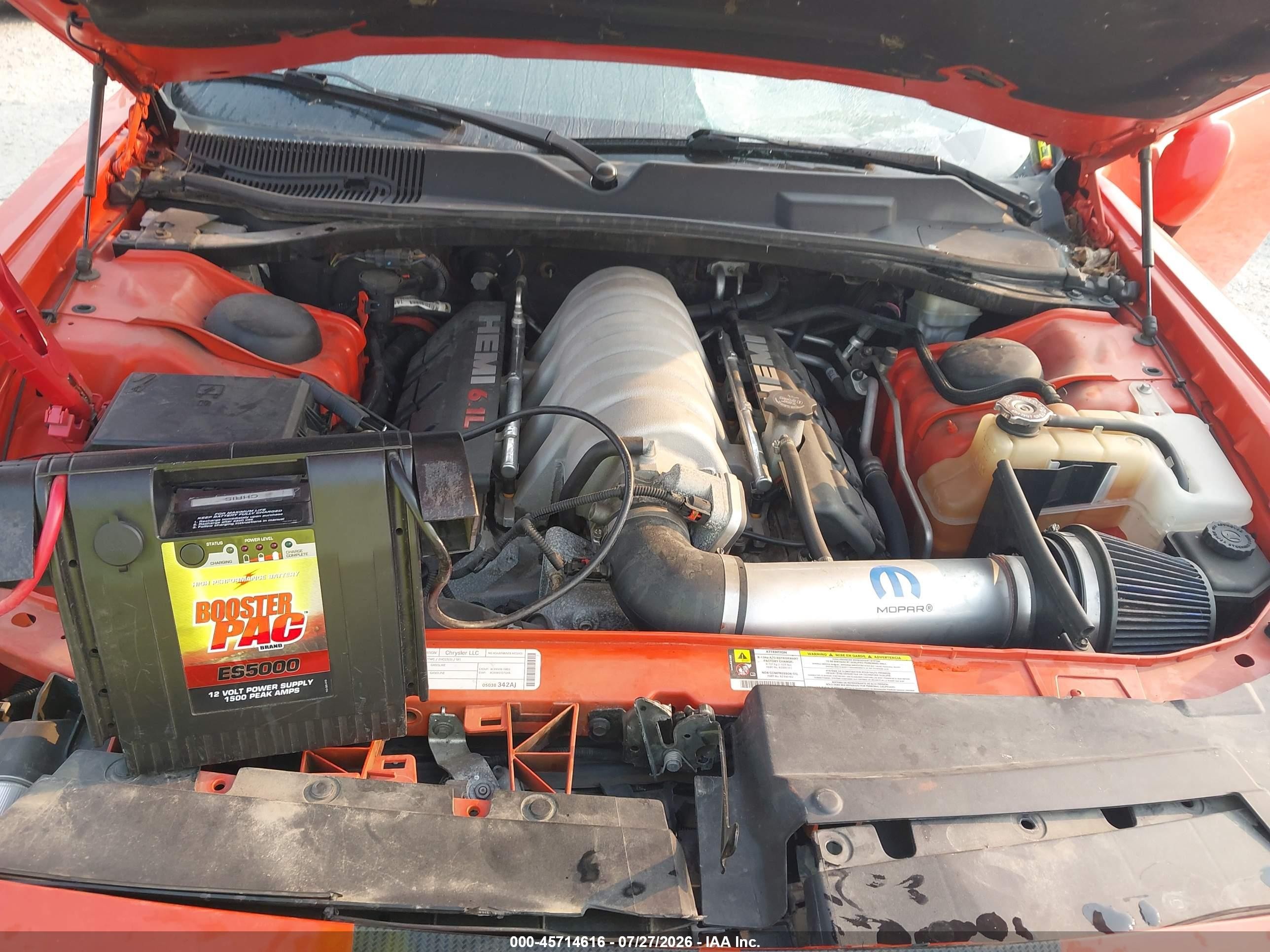 2008 Dodge Challenger Srt8 Orange vin: 2B3LJ74W08H289584