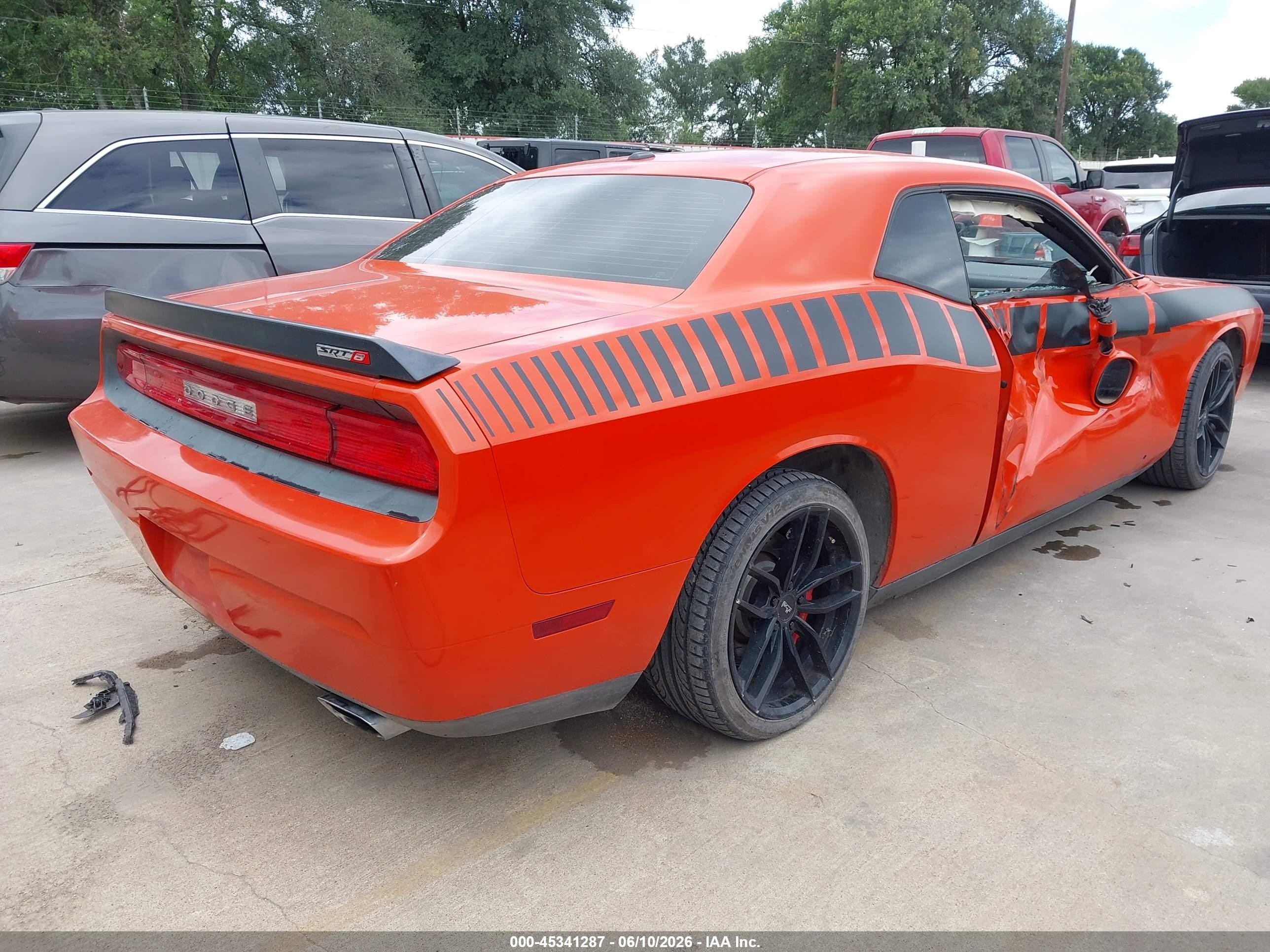 2008 Dodge Challenger Srt8 Orange vin: 2B3LJ74W08H290329