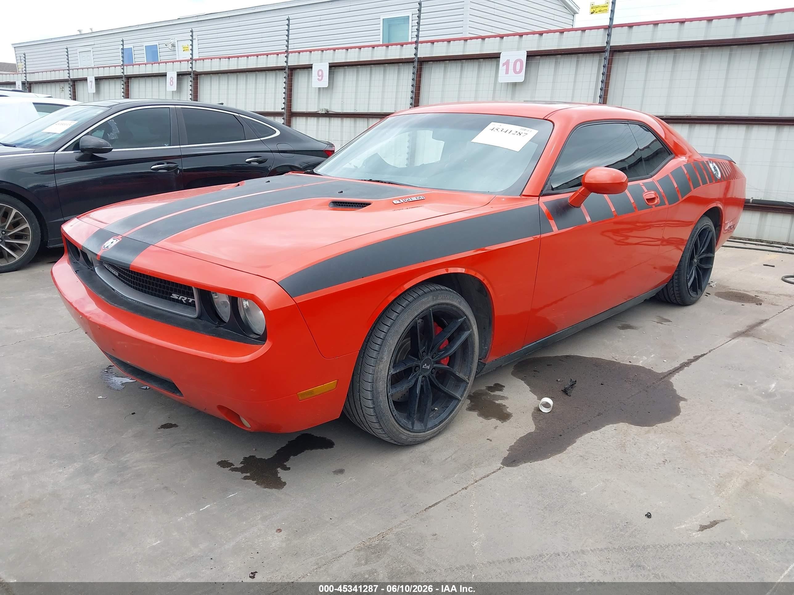 2008 Dodge Challenger Srt8 Orange vin: 2B3LJ74W08H290329