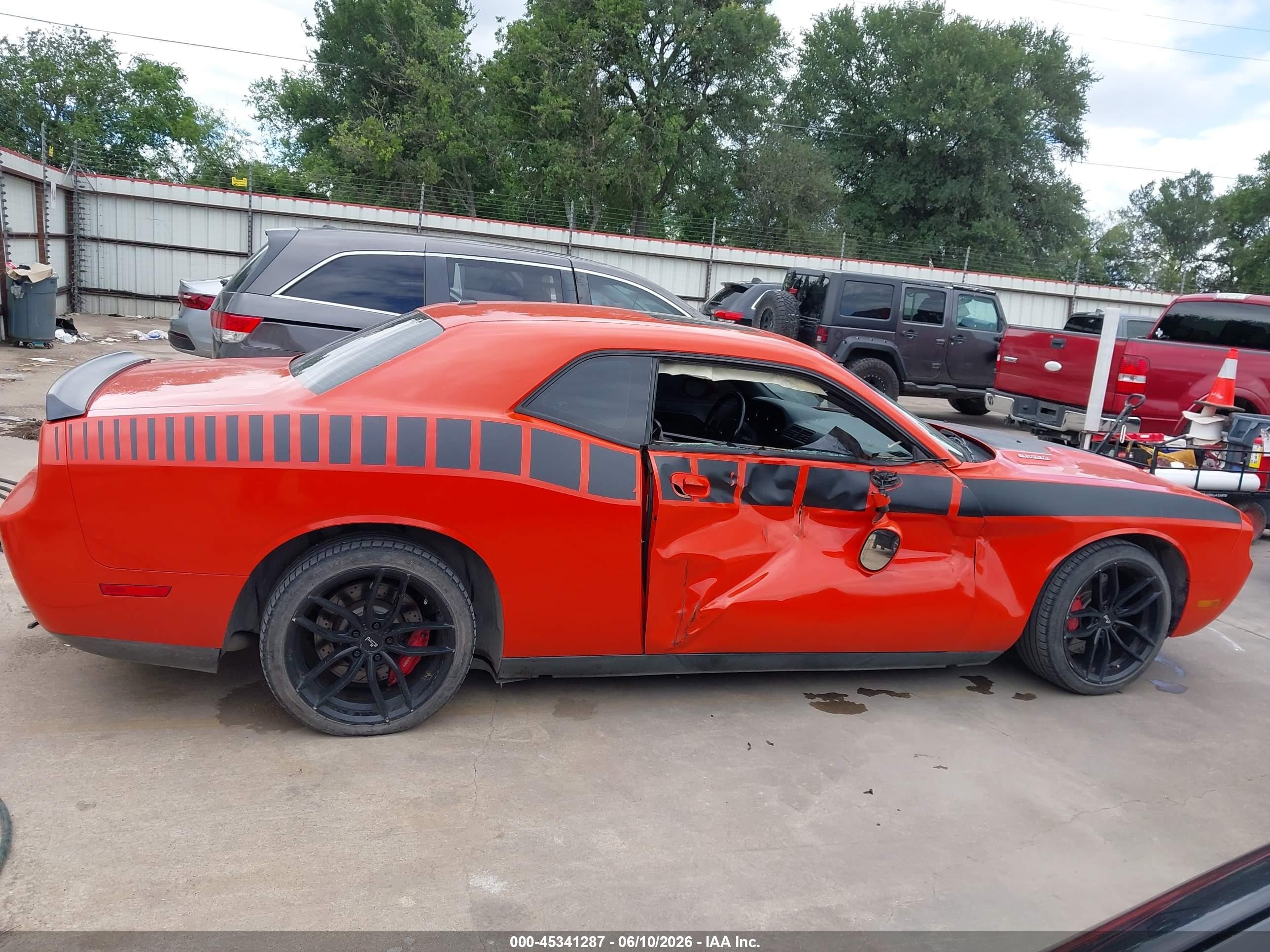 2008 Dodge Challenger Srt8 Orange vin: 2B3LJ74W08H290329
