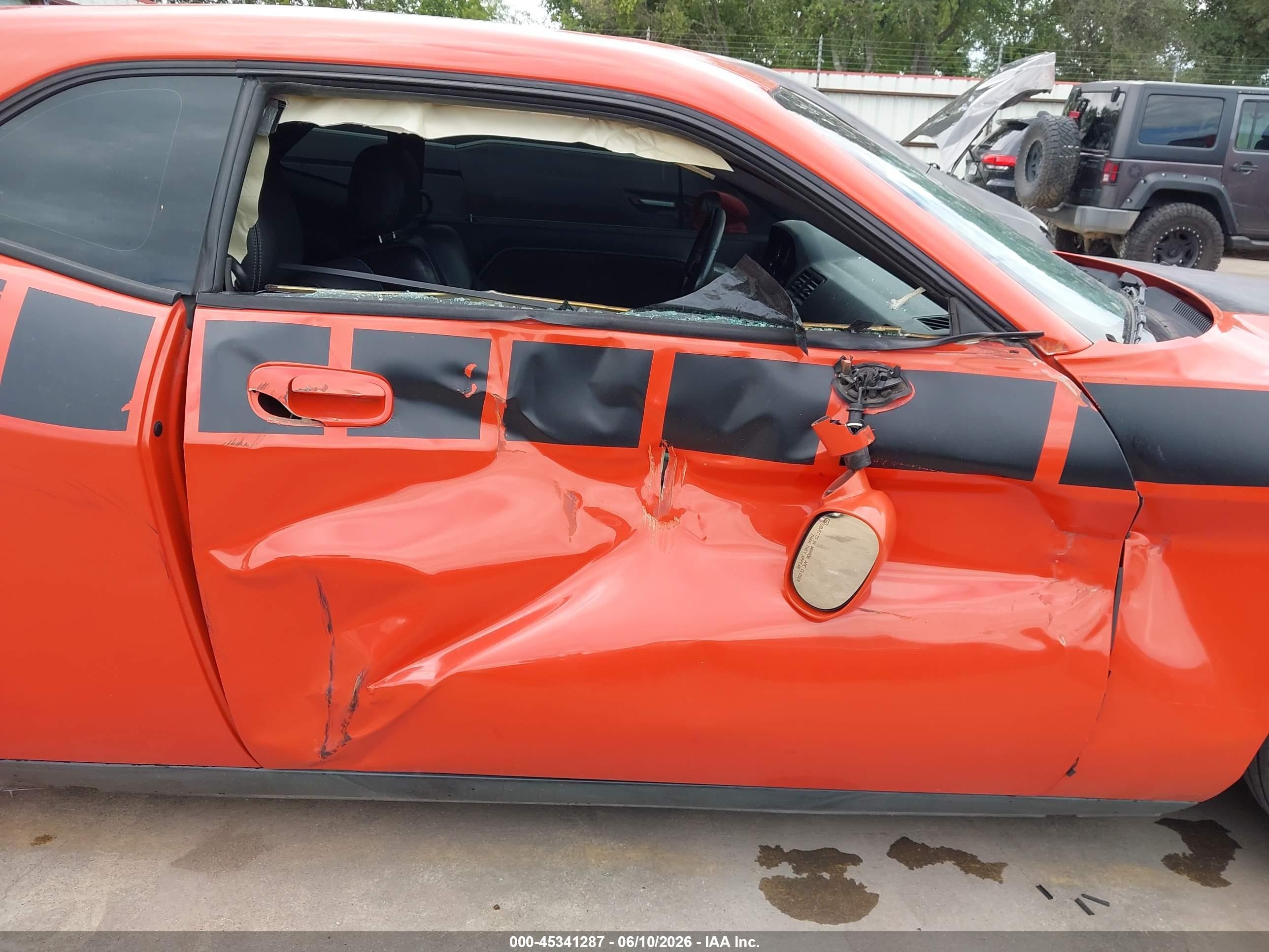 2008 Dodge Challenger Srt8 Orange vin: 2B3LJ74W08H290329
