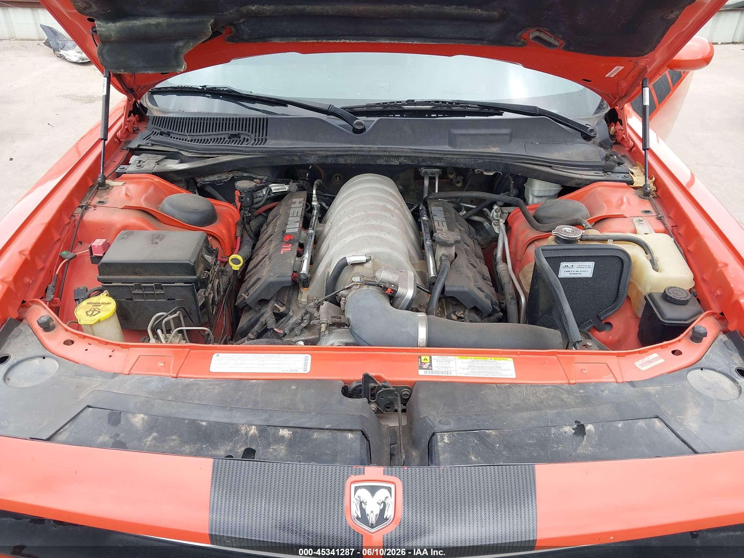 2008 Dodge Challenger Srt8 Orange vin: 2B3LJ74W08H290329
