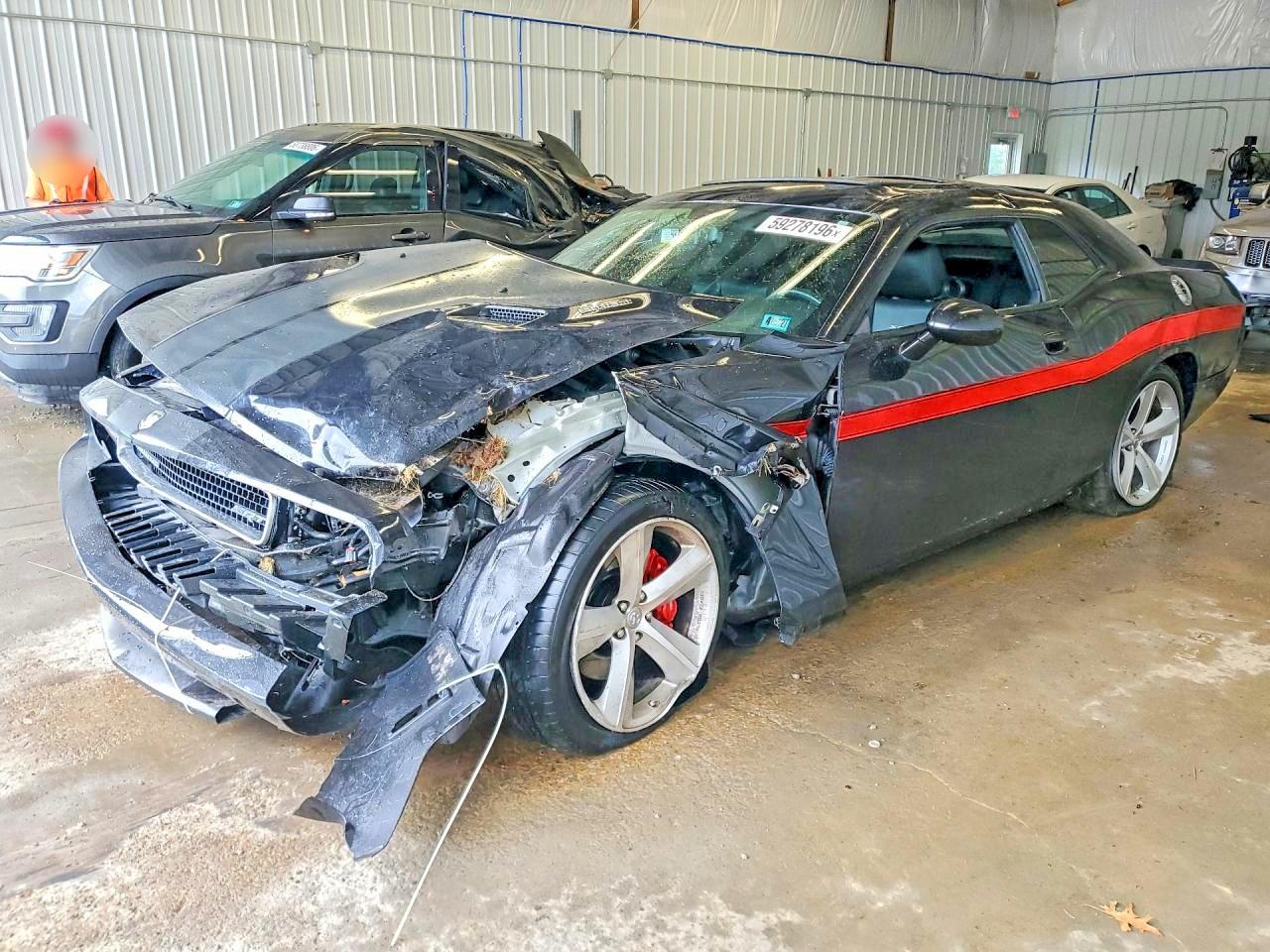 2009 Dodge Challenger Srt-8 Black vin: 2B3LJ74W09H579969