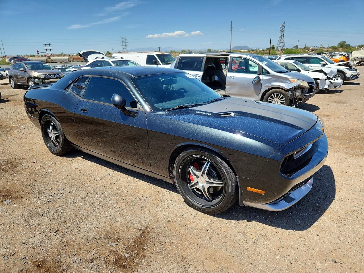 2008 Dodge Challenger Srt-8 Black vin: 2B3LJ74W38H302540