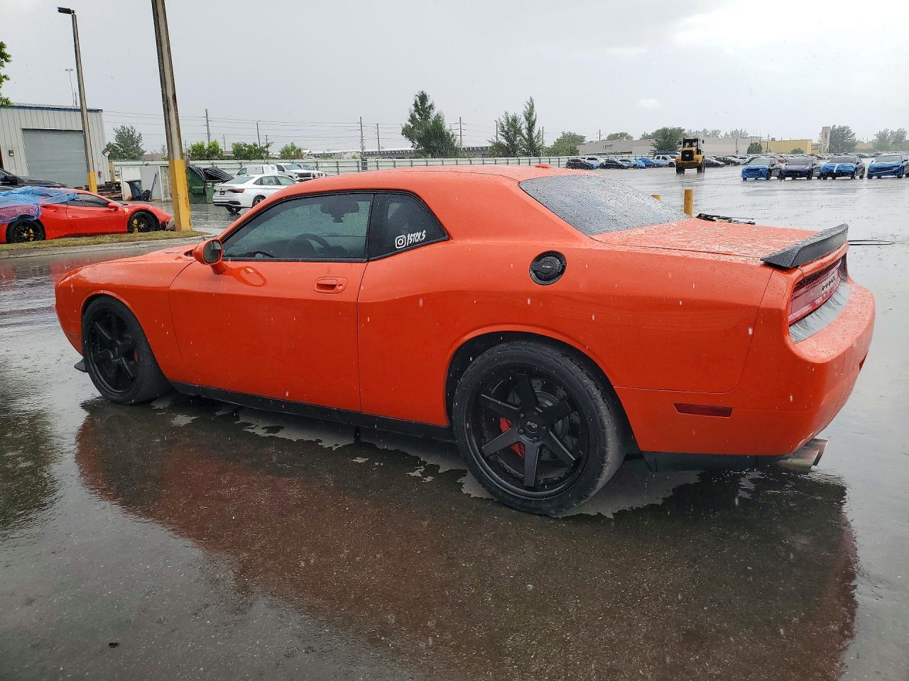 2009 Dodge Challenger Srt-8 Orange vin: 2B3LJ74W39H541751