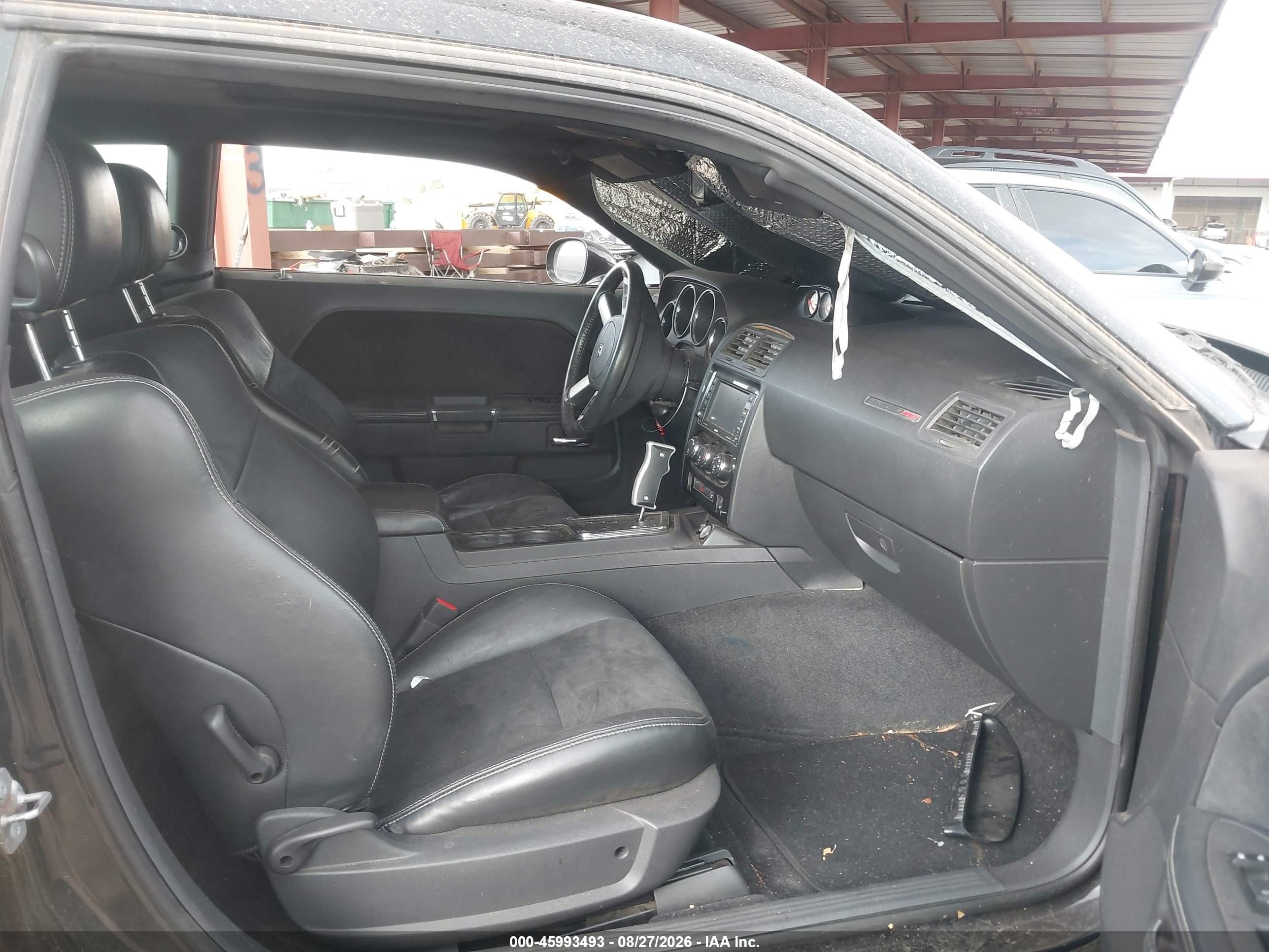2009 Dodge Challenger Srt8 Black vin: 2B3LJ74W39H545508