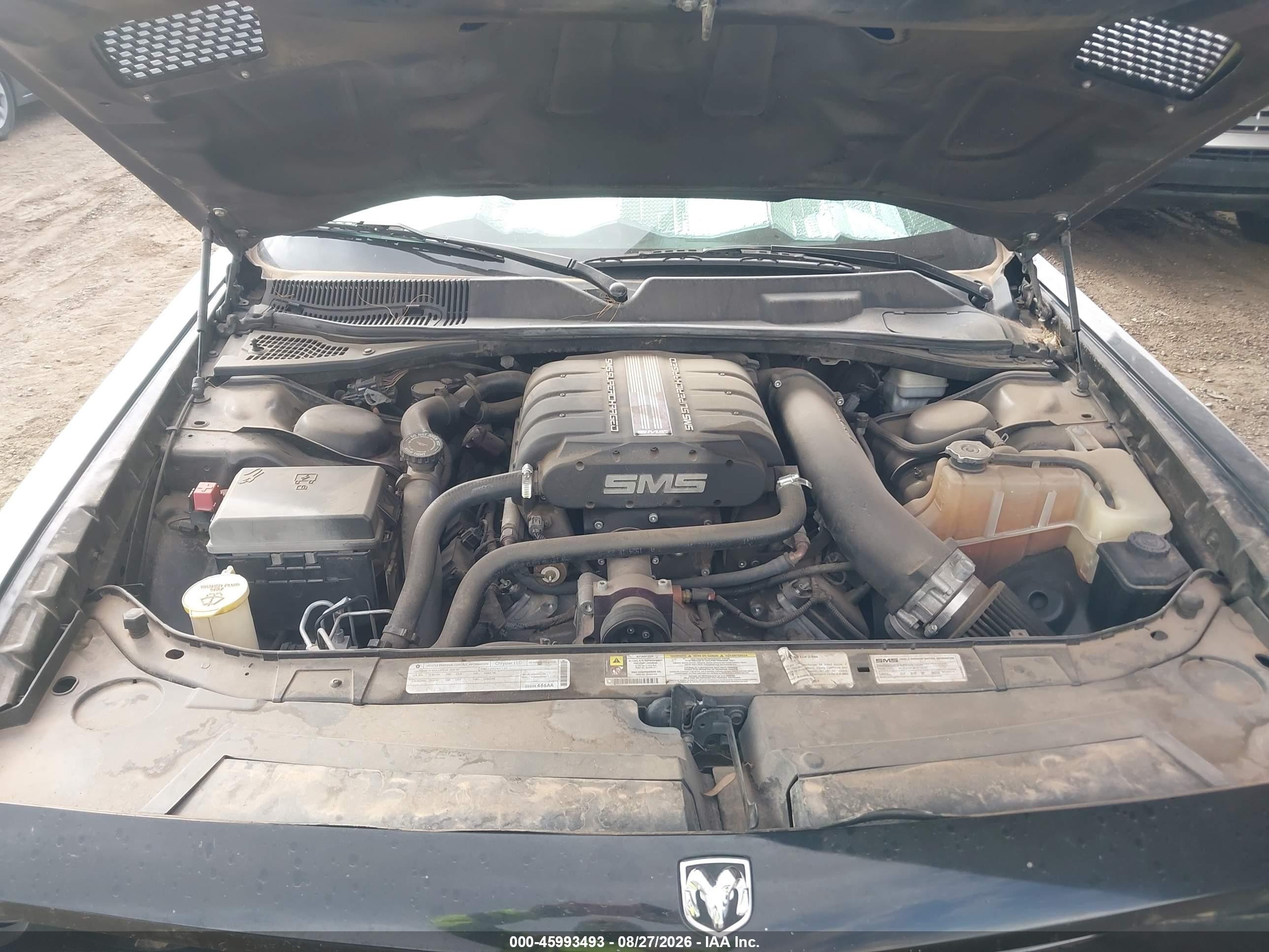 2009 Dodge Challenger Srt8 Black vin: 2B3LJ74W39H545508