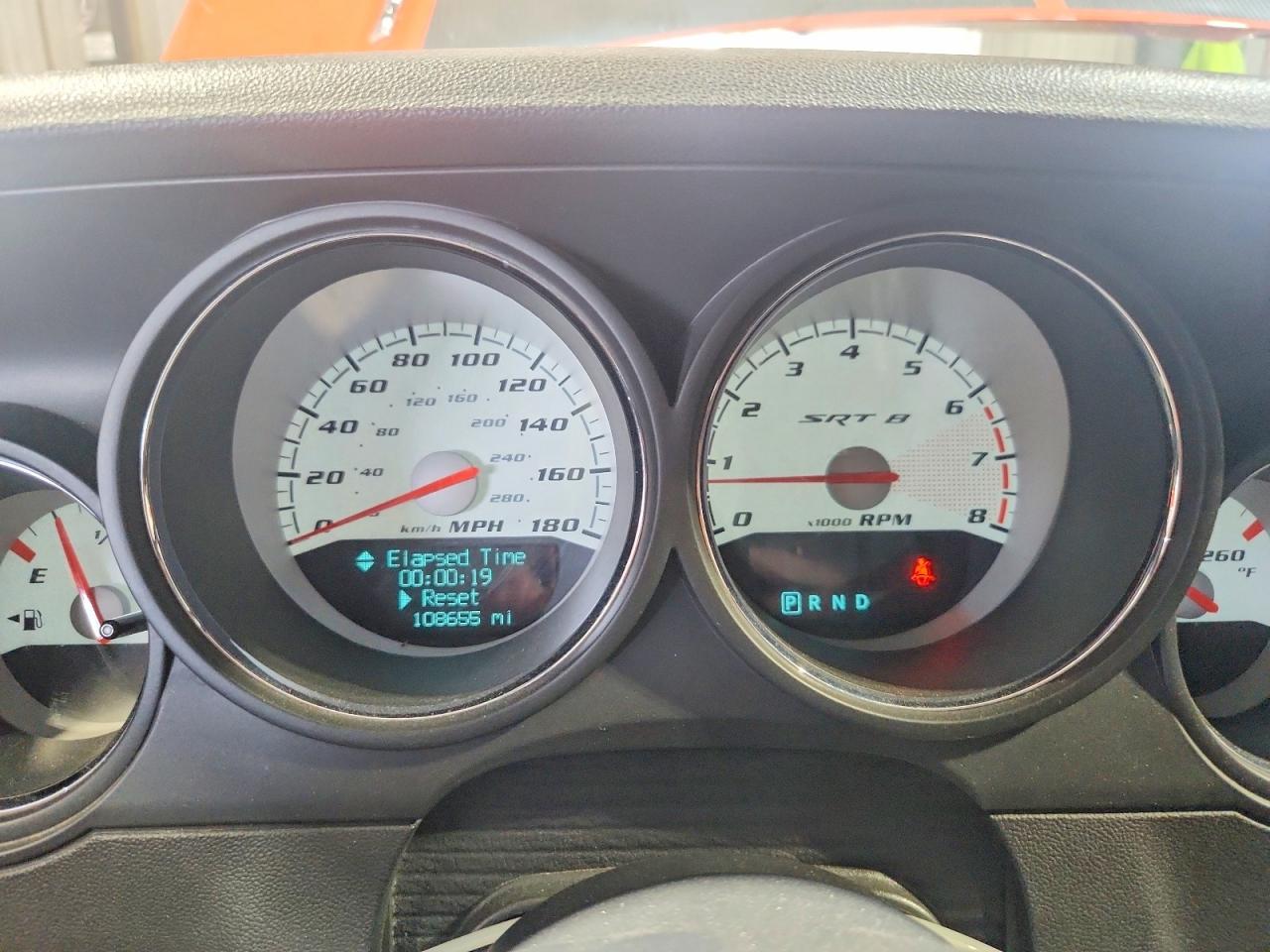 2009 Dodge Challenger Srt-8 Orange vin: 2B3LJ74W49H524425